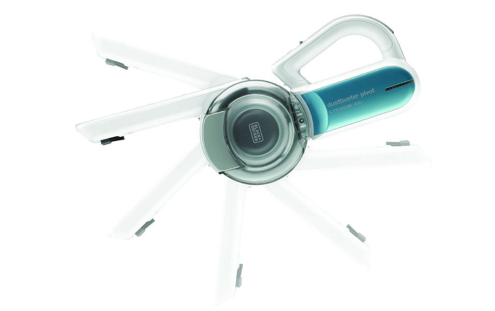 Black + Decker Akku-Handstaubsauger »Dustbuster Pivot Weiss, Blau«