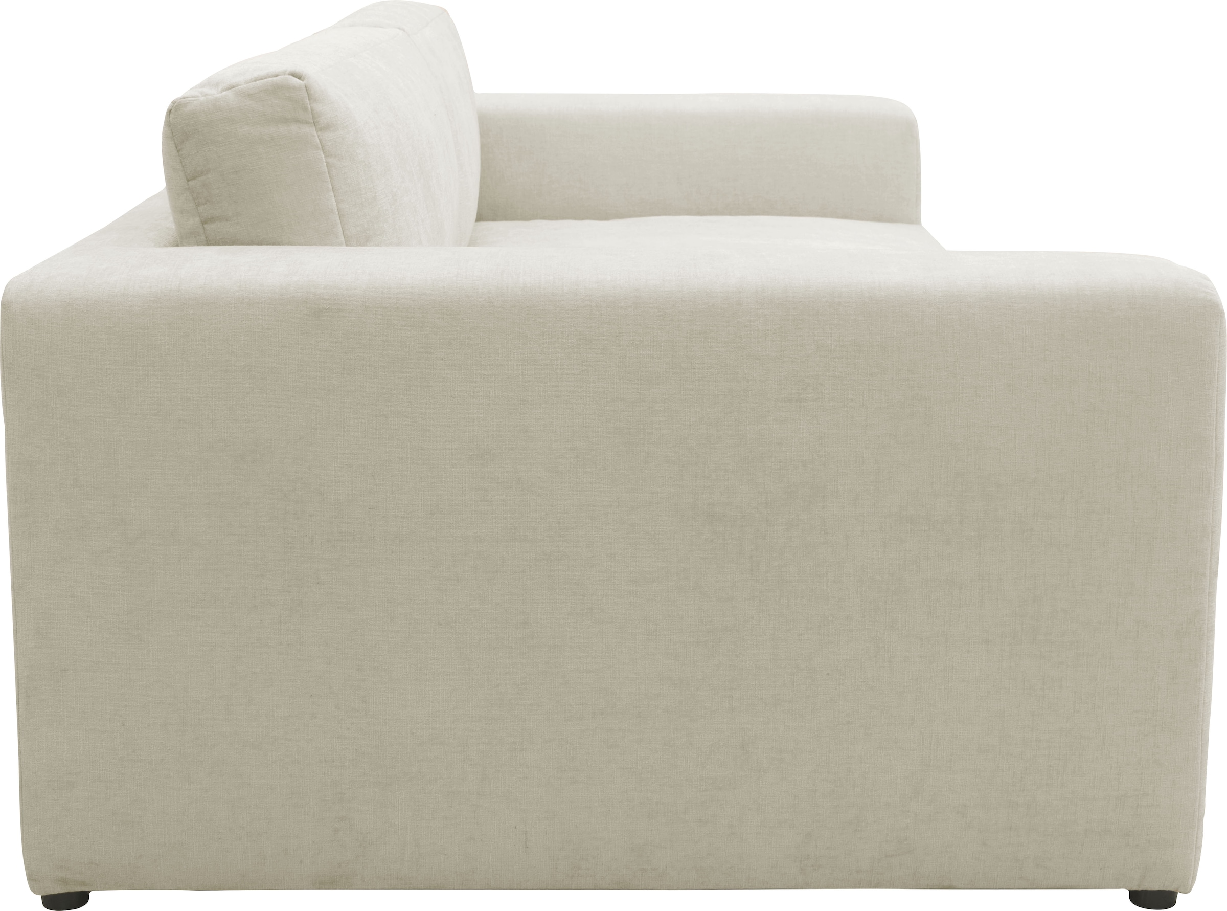 DOMO collection Big-Sofa »Dundee Megasofa Breite 276 cm, Taschenfederkern, fester Sitzkomfort«, pflegeleichter, edler Strukturstoff in Chenille-Optik