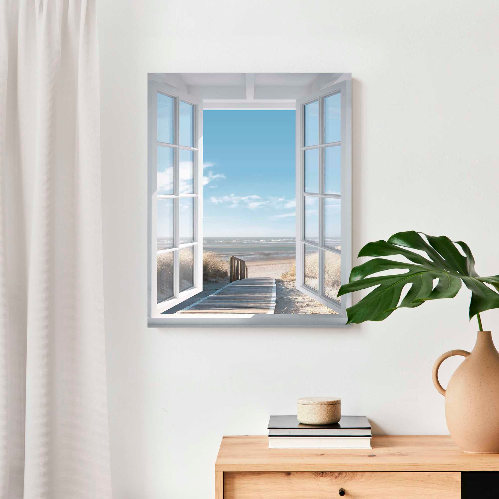 Reinders! Deco-Panel »Fensterblick Nordsee«