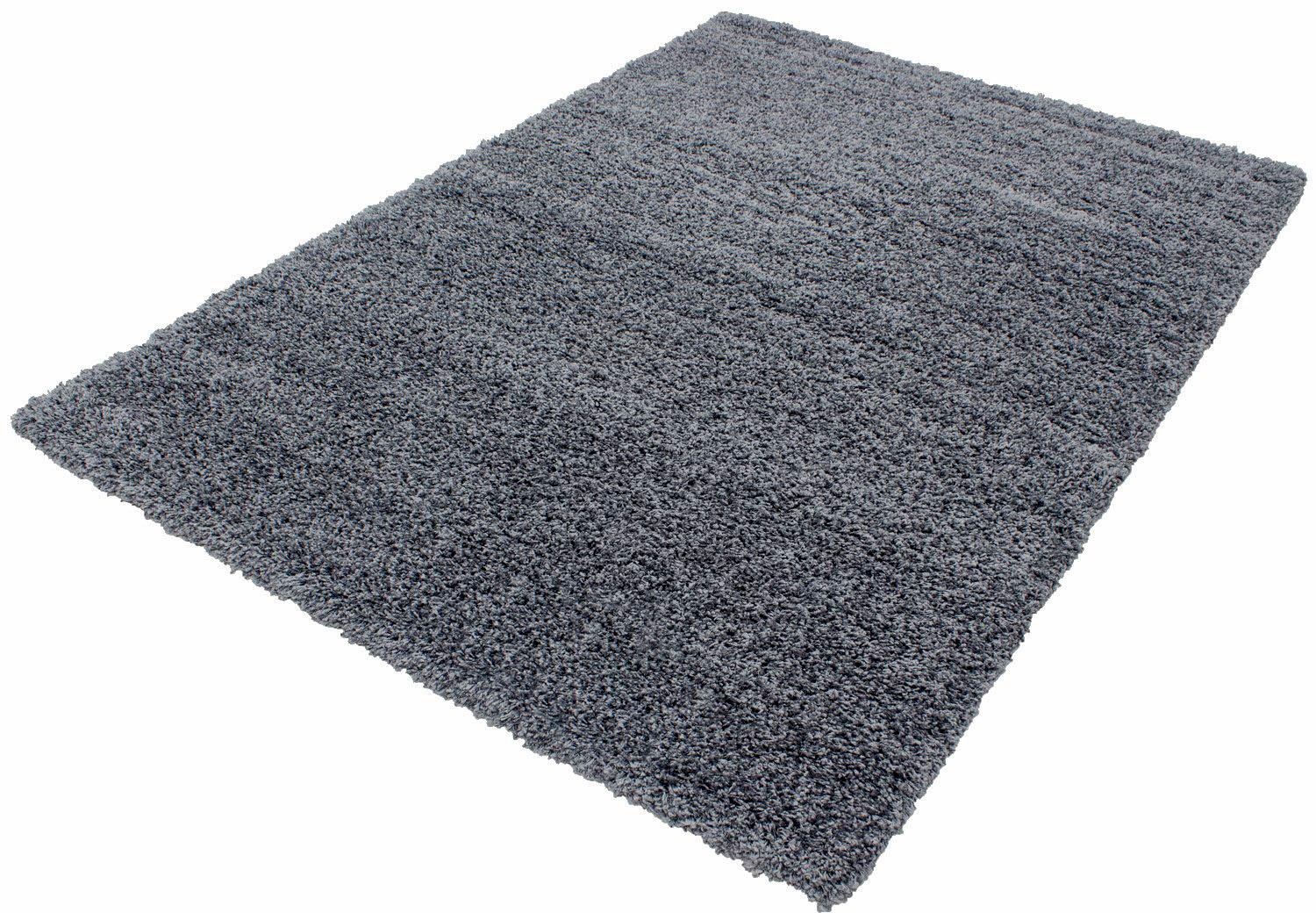 Ayyildiz Teppiche Hochflor-Teppich »Life Shaggy 1500«, rechteckig, Langflor, uni, grosse Farbauswahl, robust, auch als Läufer und in rund