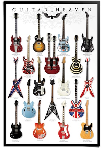 Poster »Gitarren Sammlung«, (1 St.)
