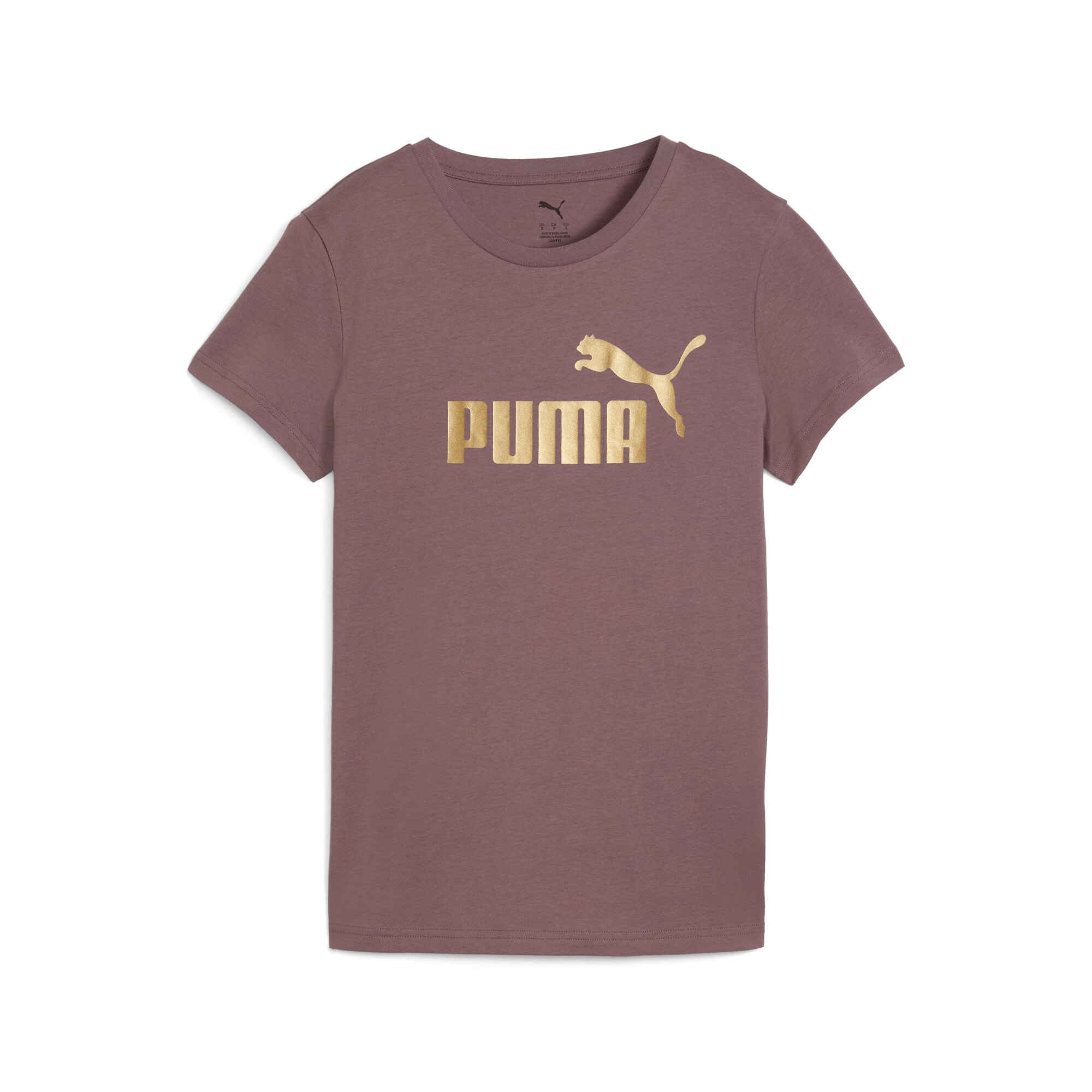 PUMA T-Shirt »ESS METALLIC NO. 1 LOGO TEE« Regular Fit, Kurzarm, sportlicher Stil, Rundhalsausschnitt