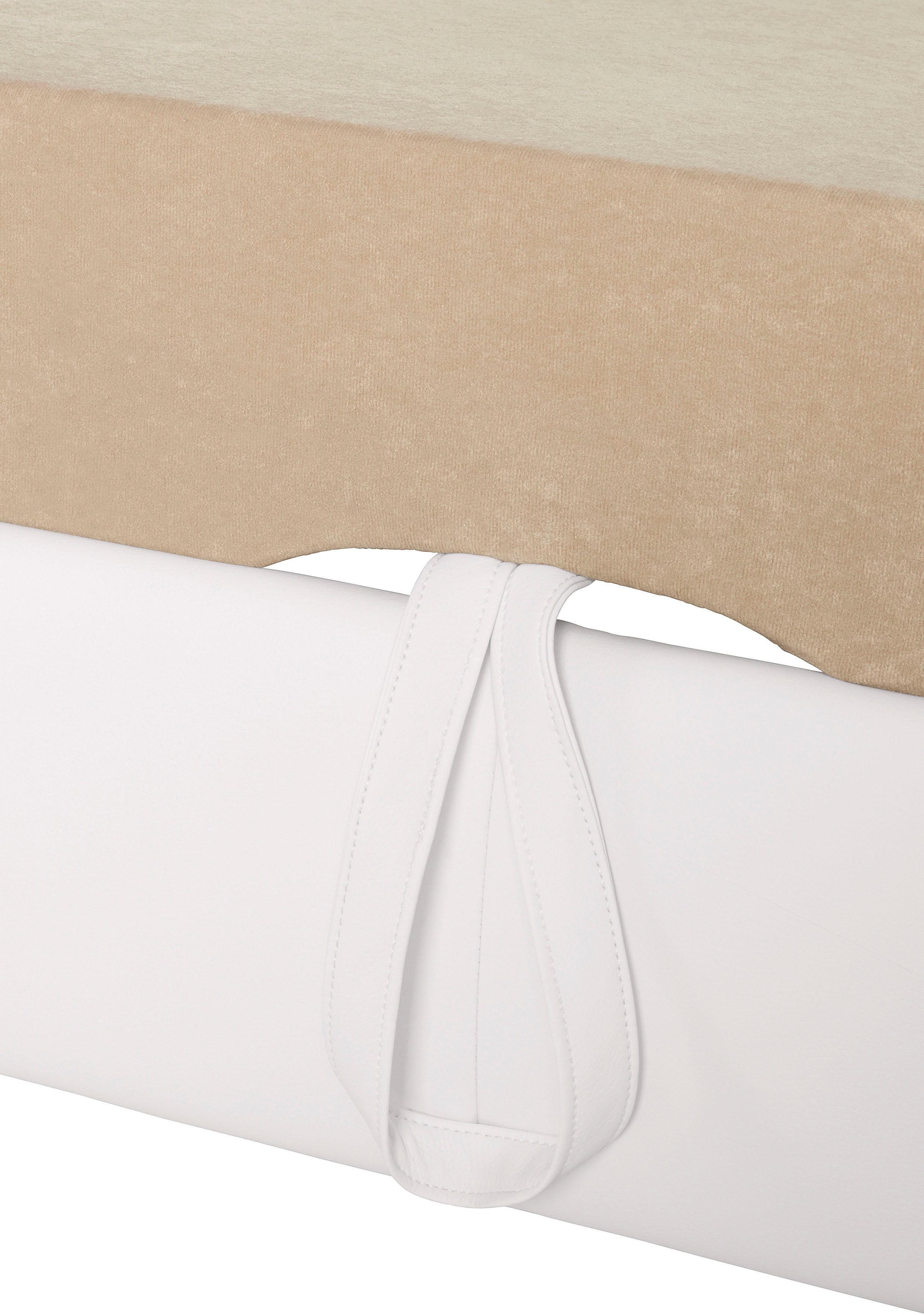 exxpo - sofa fashion Ecksofa »Fiji, hochwertige Detailverarbeitung im Sitz und Rücken, L-Form«, bequem durch Kopf- und Armteilverstellung, wahlweise mit Bettfunktion