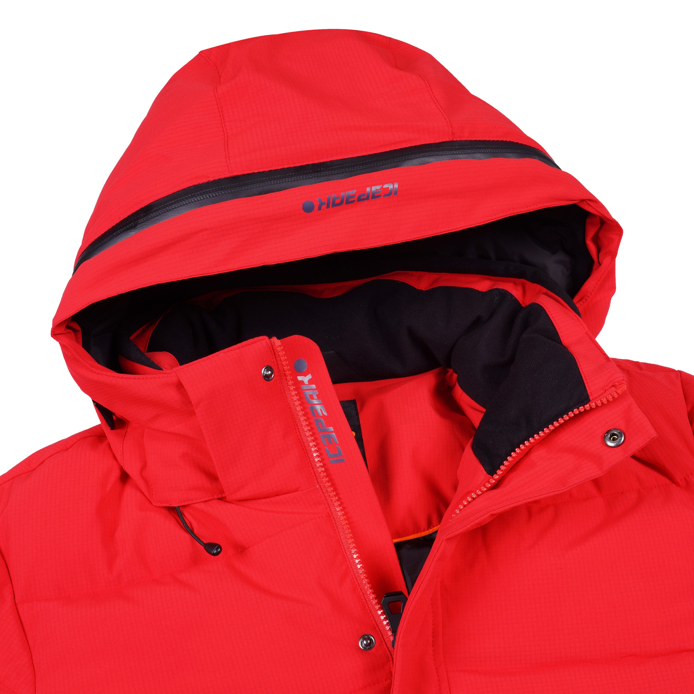 Icepeak Steppjacke »BIXBY«, (1 St.), mit Kapuze, mit kontrastfarbenem Markenpatch am Oberarm