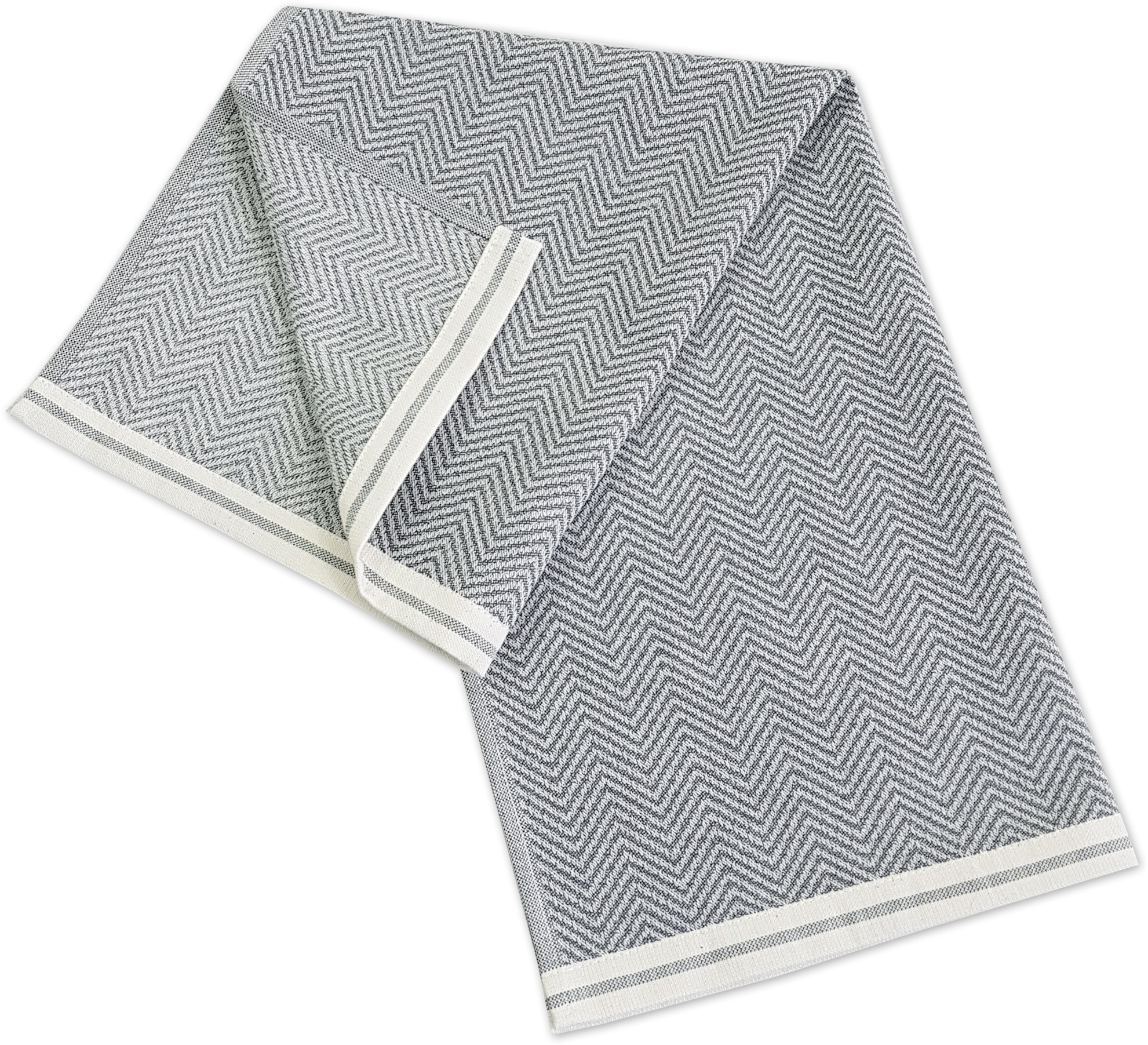 framsohn frottier Geschirrtuch »Modern Living Fischgrät«, (Set, 3 tlg.), dichte Feinwebung, in Österreich hergestellt, 50x70 cm