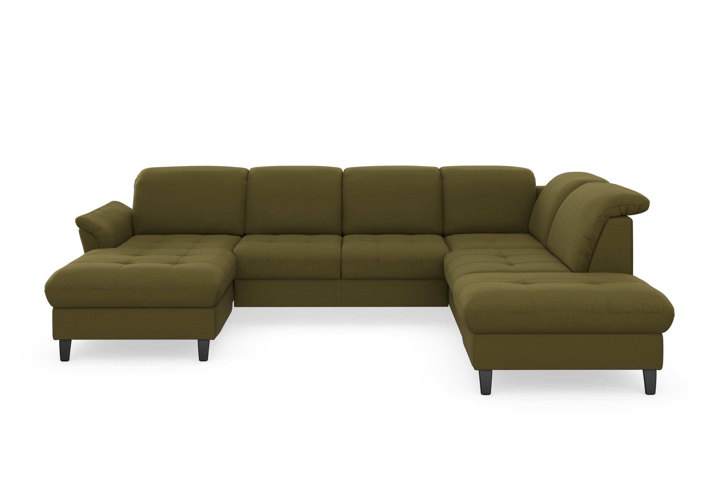 sit&more Wohnlandschaft »Maggiore U-Form«, wahlweise mit Kopfteilverstellung, Bettfunktion und Stauraum