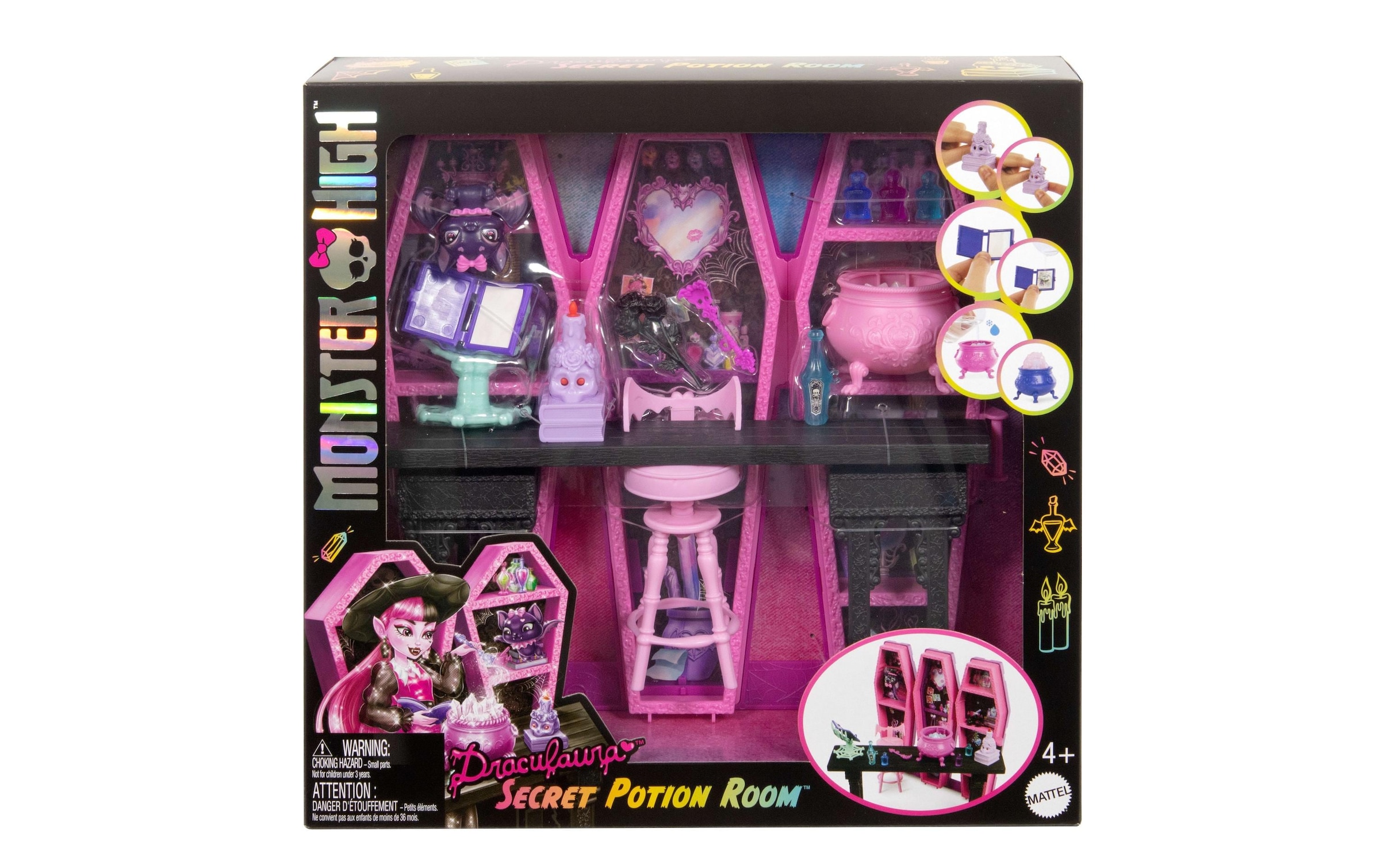 MonsterHigh™ Spielwelt »Secret Zaubertränke Spielset Draculaura«