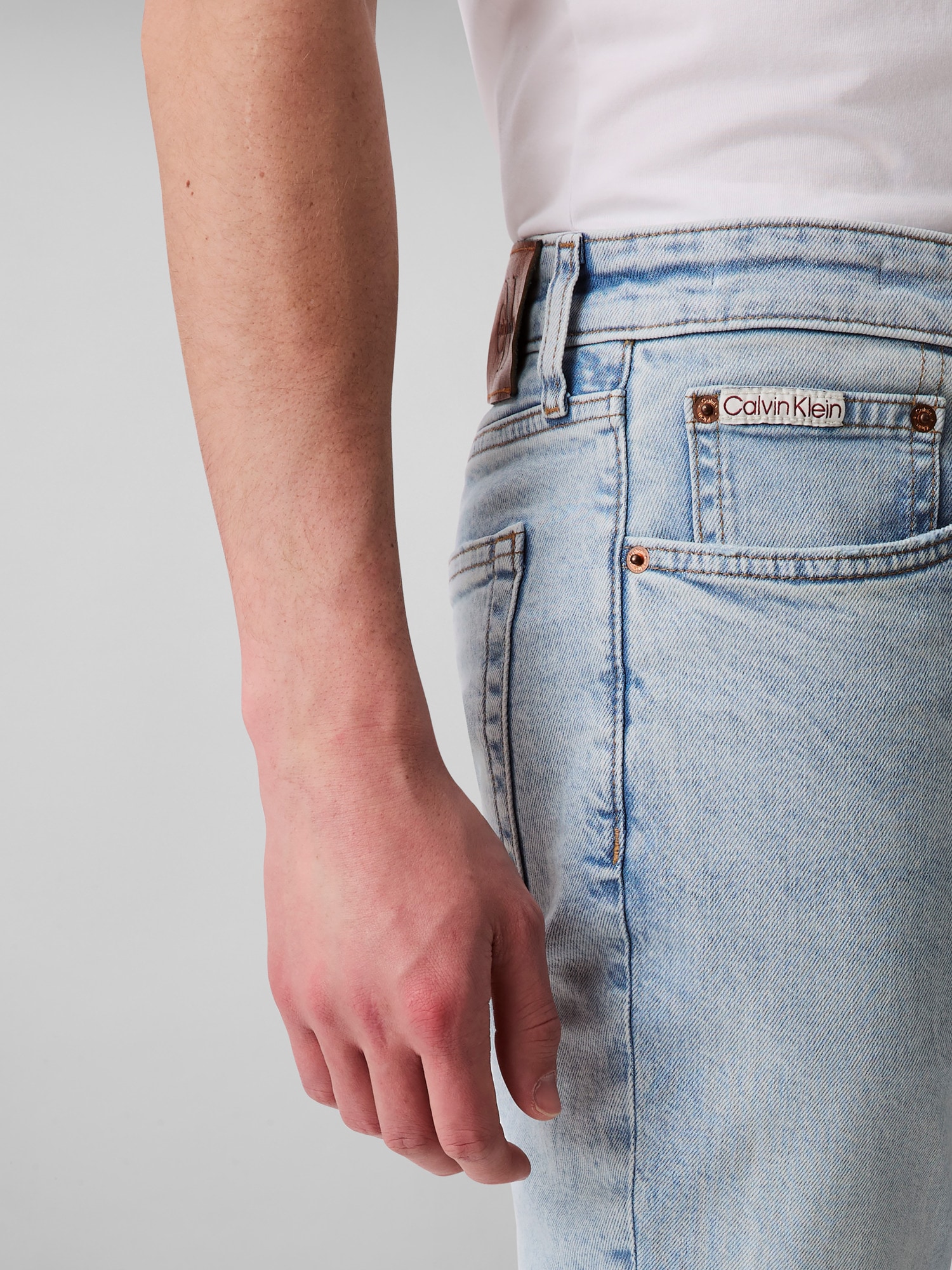 Calvin Klein Jeans Slim-fit-Jeans »SLIM JEAN REGEN«, Mit Gürtelschlaufen