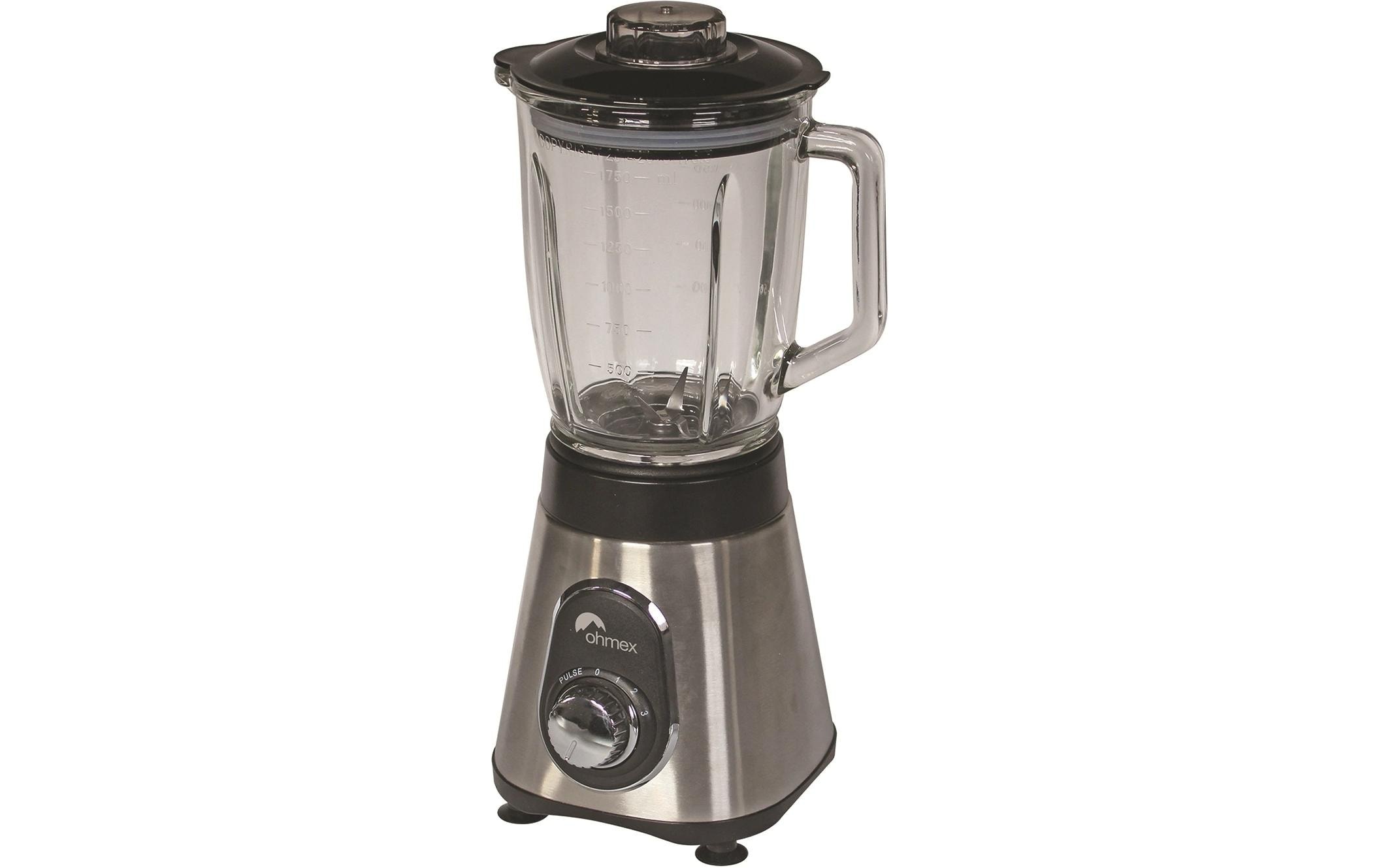 ohmex Standmixer »OHM-BLE-1788MET Schwarz/Silber« 500