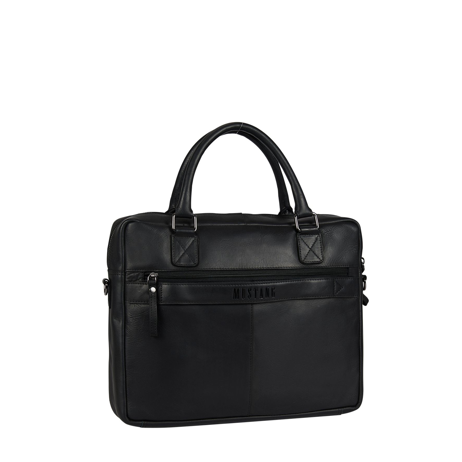 MUSTANG Dokumententasche "Valencia", Men Businesstasche, Reisetasche mit auffälliger Logoprägung