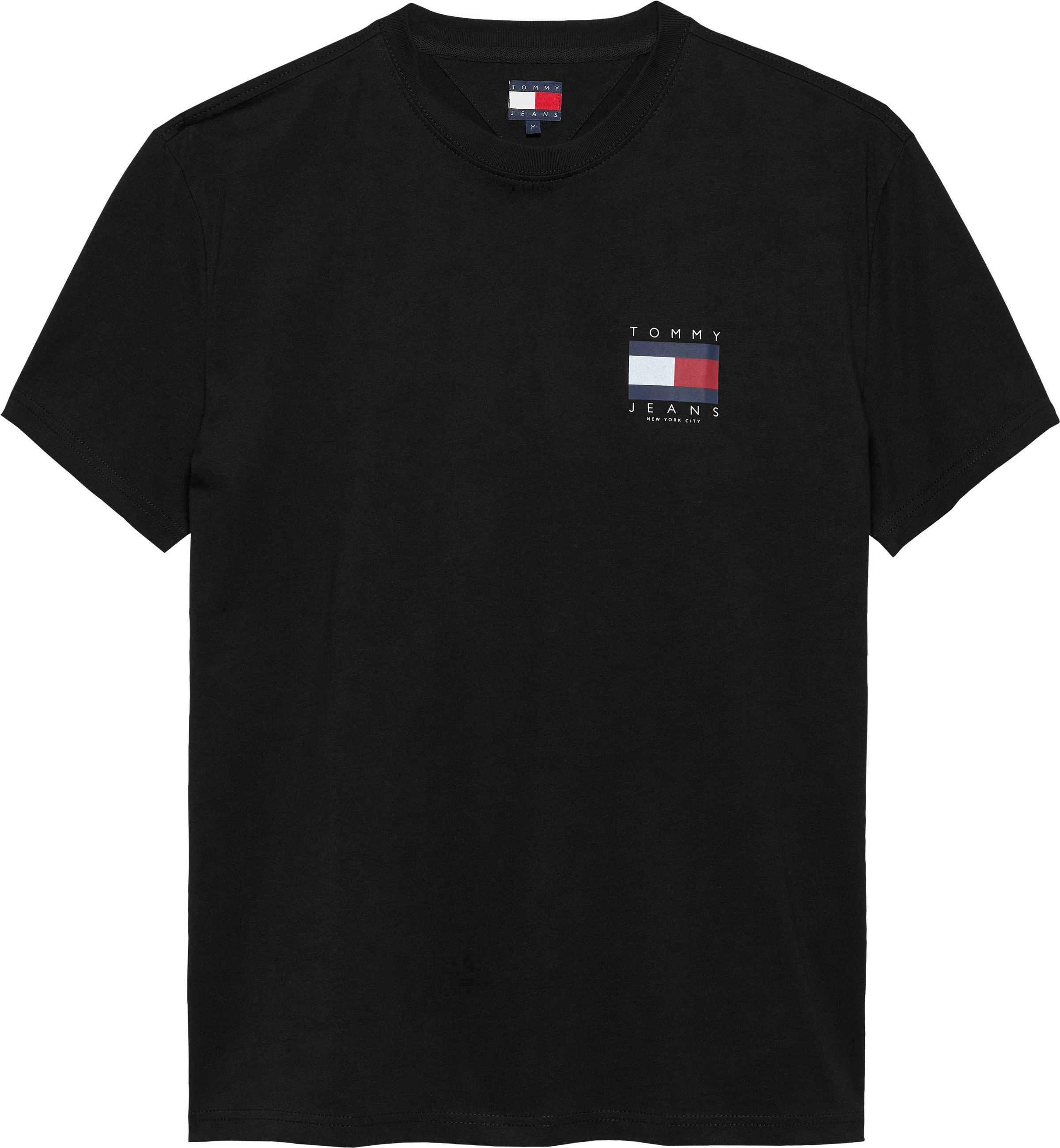 Tommy Jeans T-Shirt »TJM REG FLAG GRAPH BCKPRNT T EXT«, Mit Rundhalsausschnitt
