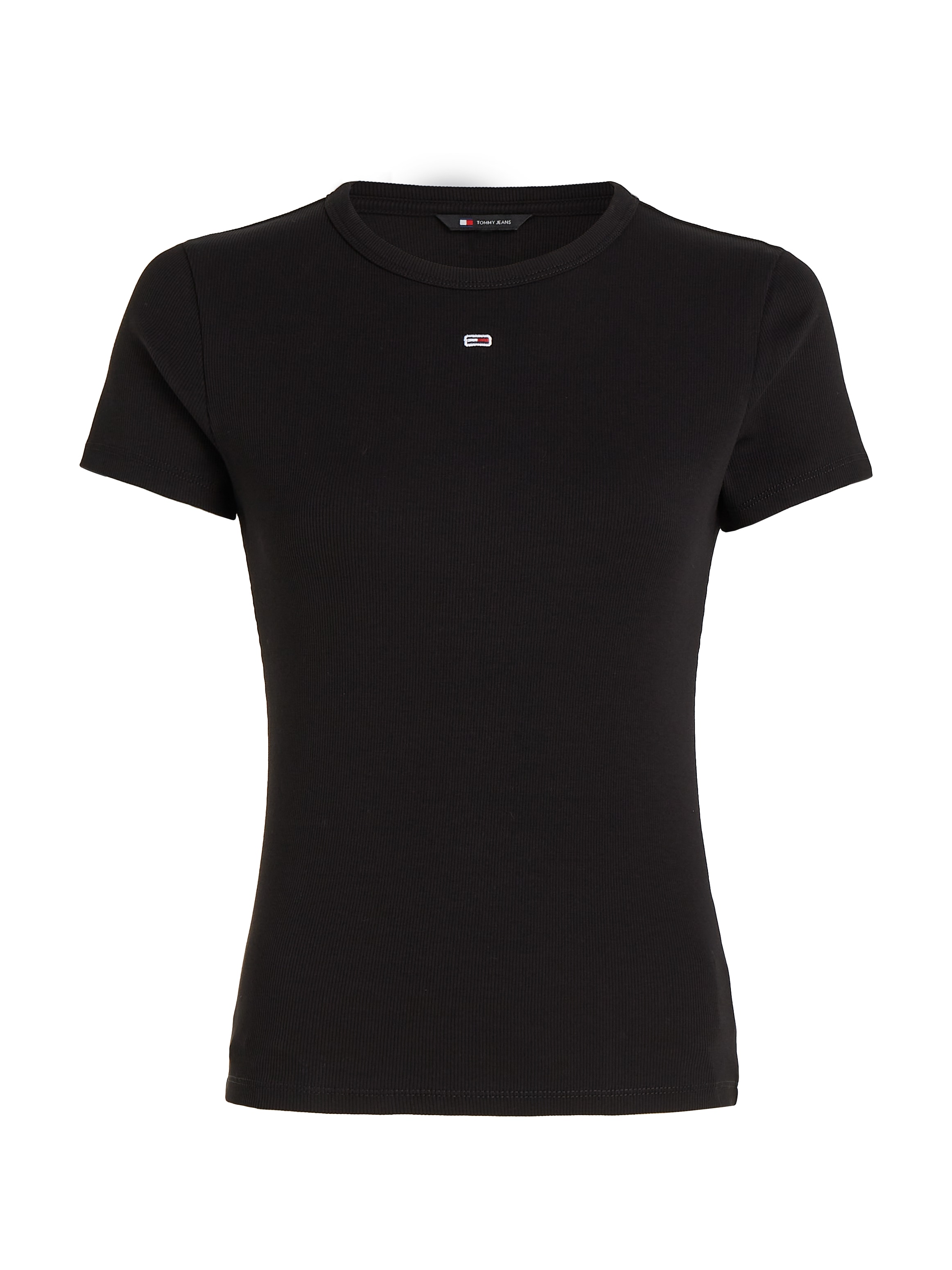 Tommy Jeans Curve T-Shirt »Slim Essential Rib«, Grosse Grössen