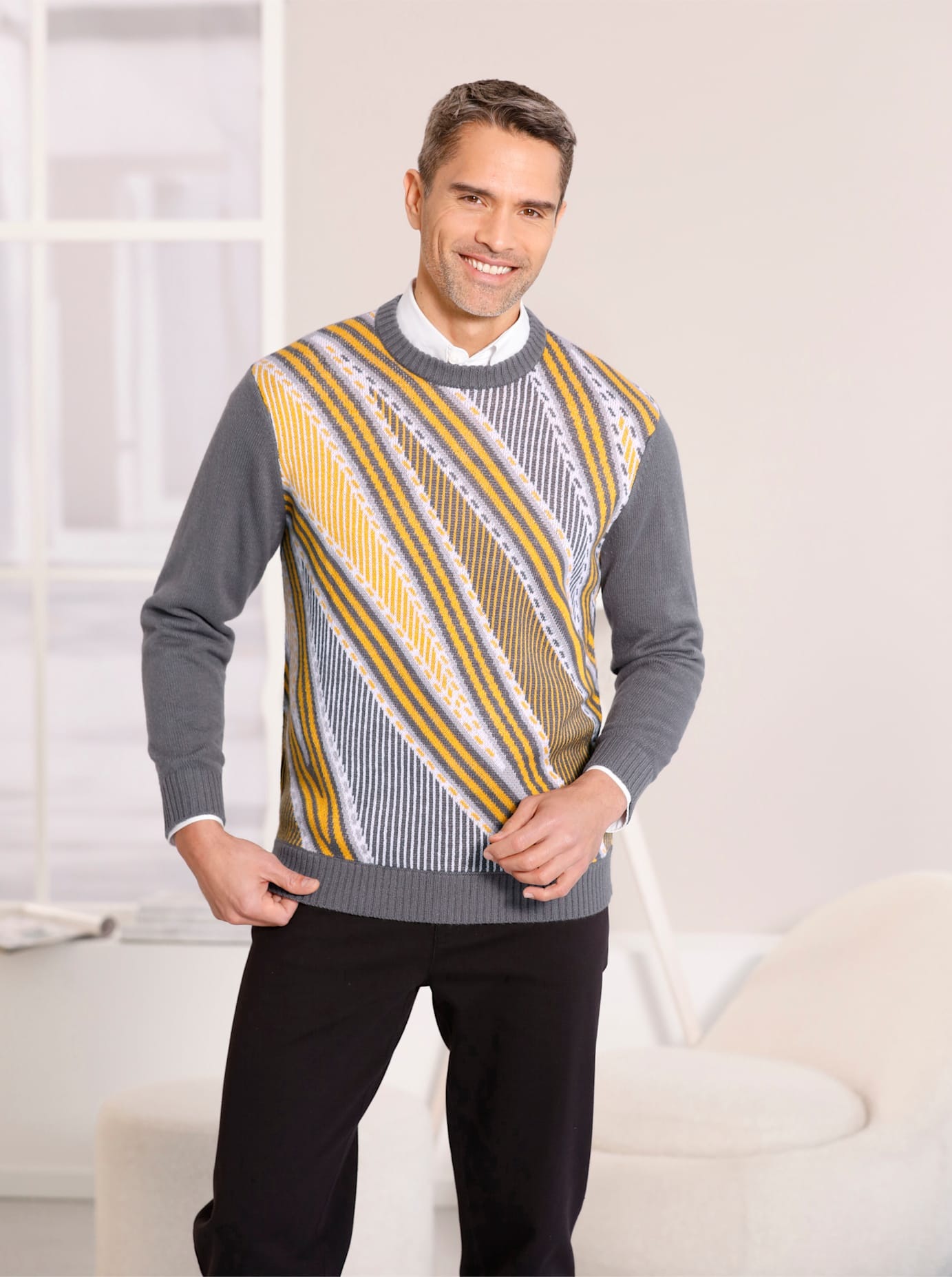 Classic Rundhalspullover »Rundhals-Pullover«