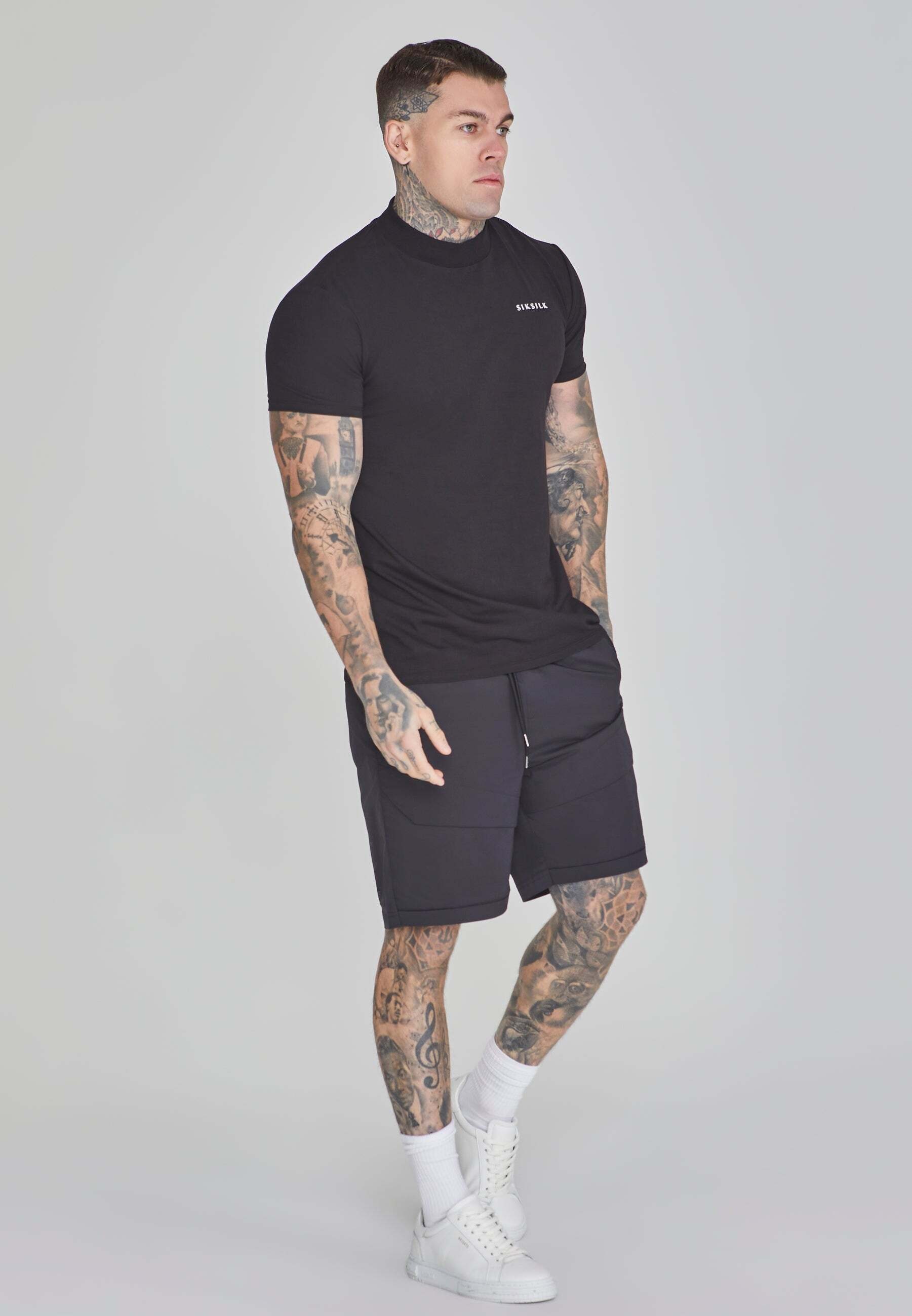 Siksilk T-Shirt »Siksilk T-Shirt Muscle Fit T-Shirt«