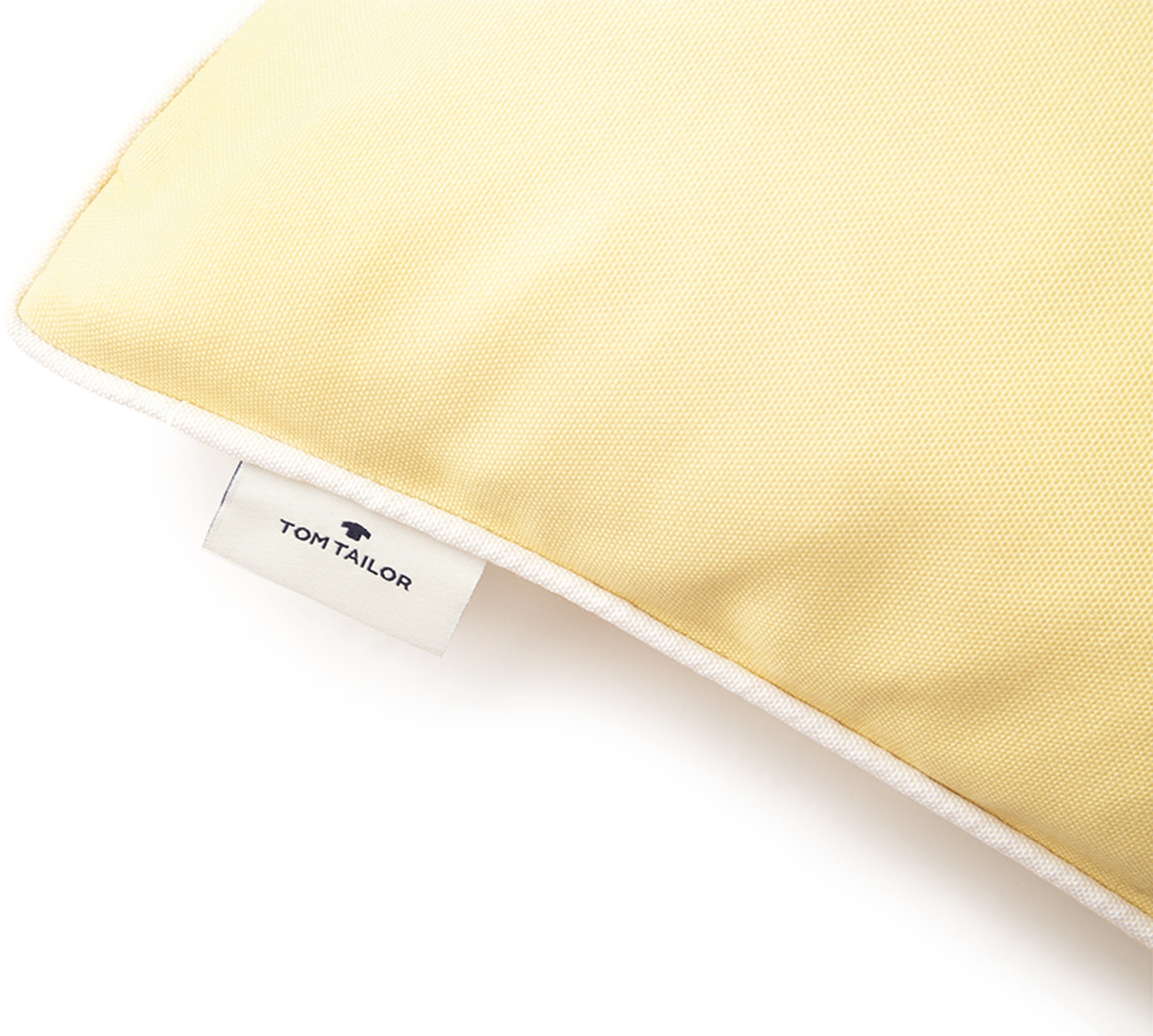 TOM TAILOR HOME Dekokissen »Dove Signature«, mit Paspel, Kissenhülle ohne Füllung, 1 Stück