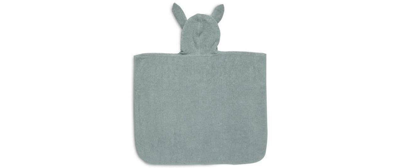 Poncho de bain lapin ash green (1-4 ans)