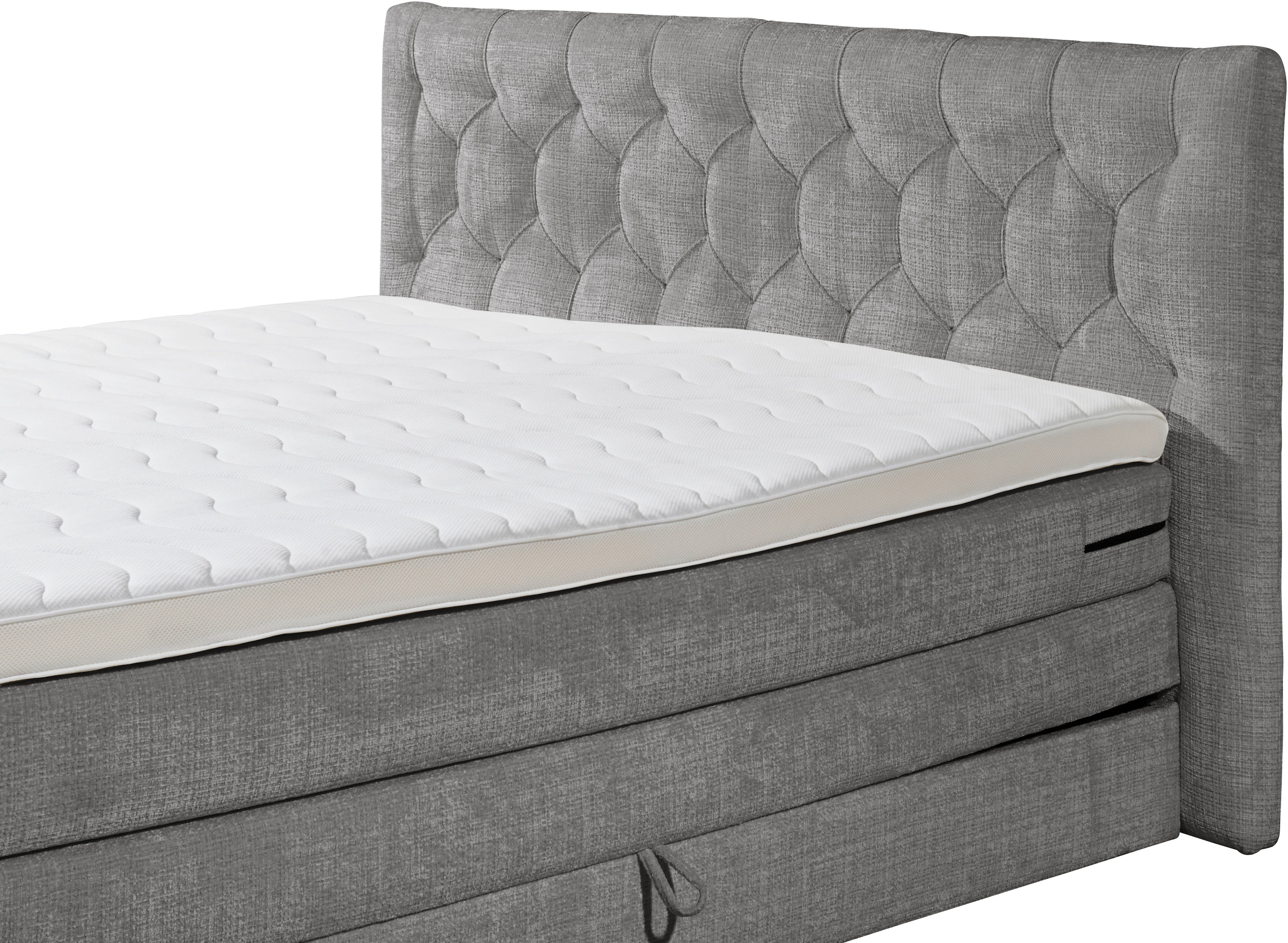 ED EXCITING DESIGN Boxspringbett »"Cashfield"! Topseller inkl. zwei Bettkästen & Topper«, erhältlich in den Grössen 160x200cm und 180x200cm