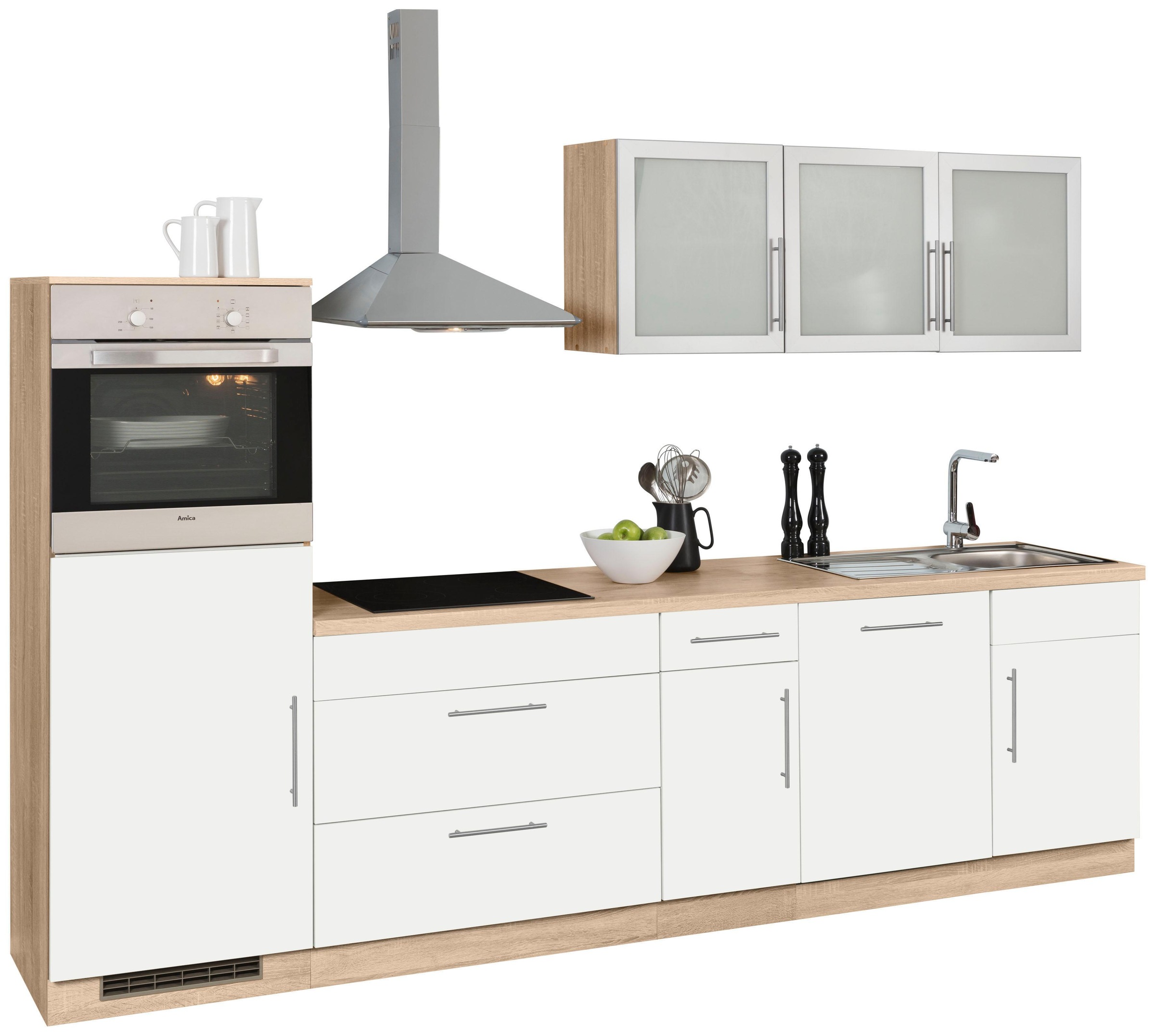 ❤ wiho Küchen Küchenzeile »Aachen«, ohne Shop Jelmoli-Online cm 300 E-Geräte, entdecken im Breite