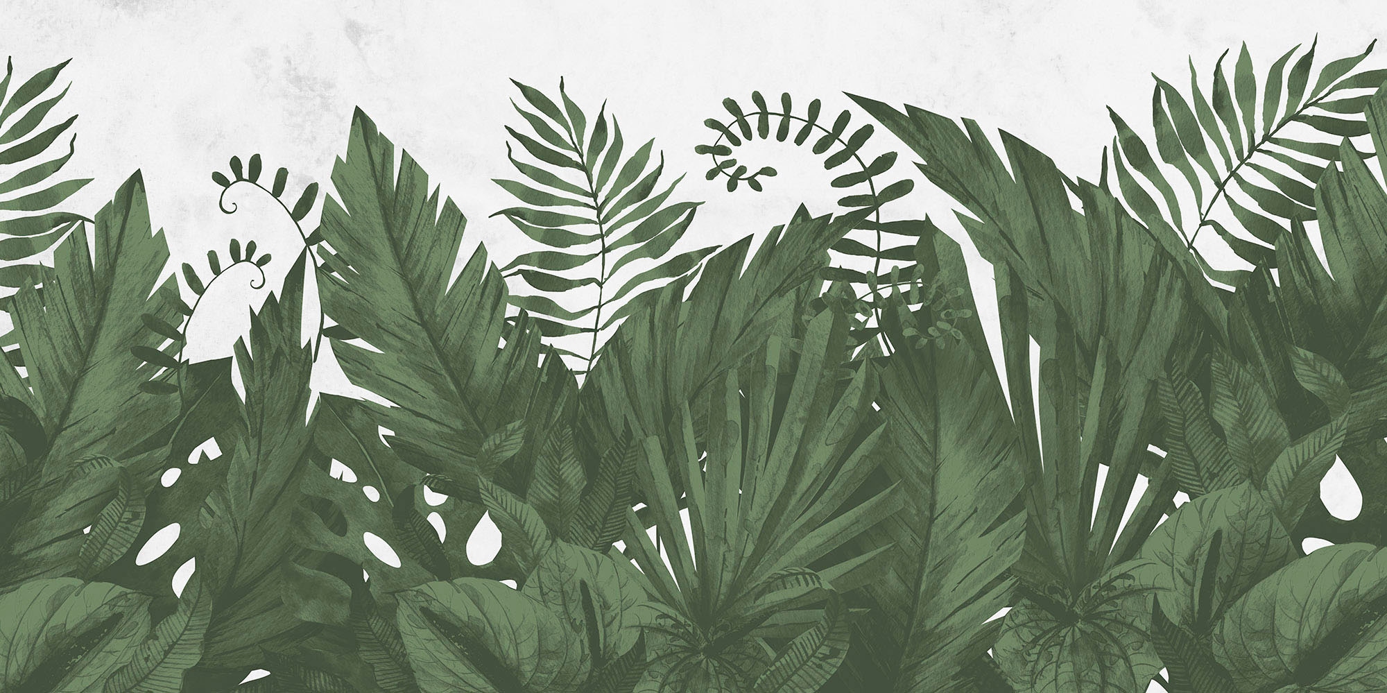 Komar Fototapete »Digitaldruck Vlies - Botanic Harmony - Grösse 500 x 250 cm«, bedruckt, Wohnzimmer, Schlafzimmer