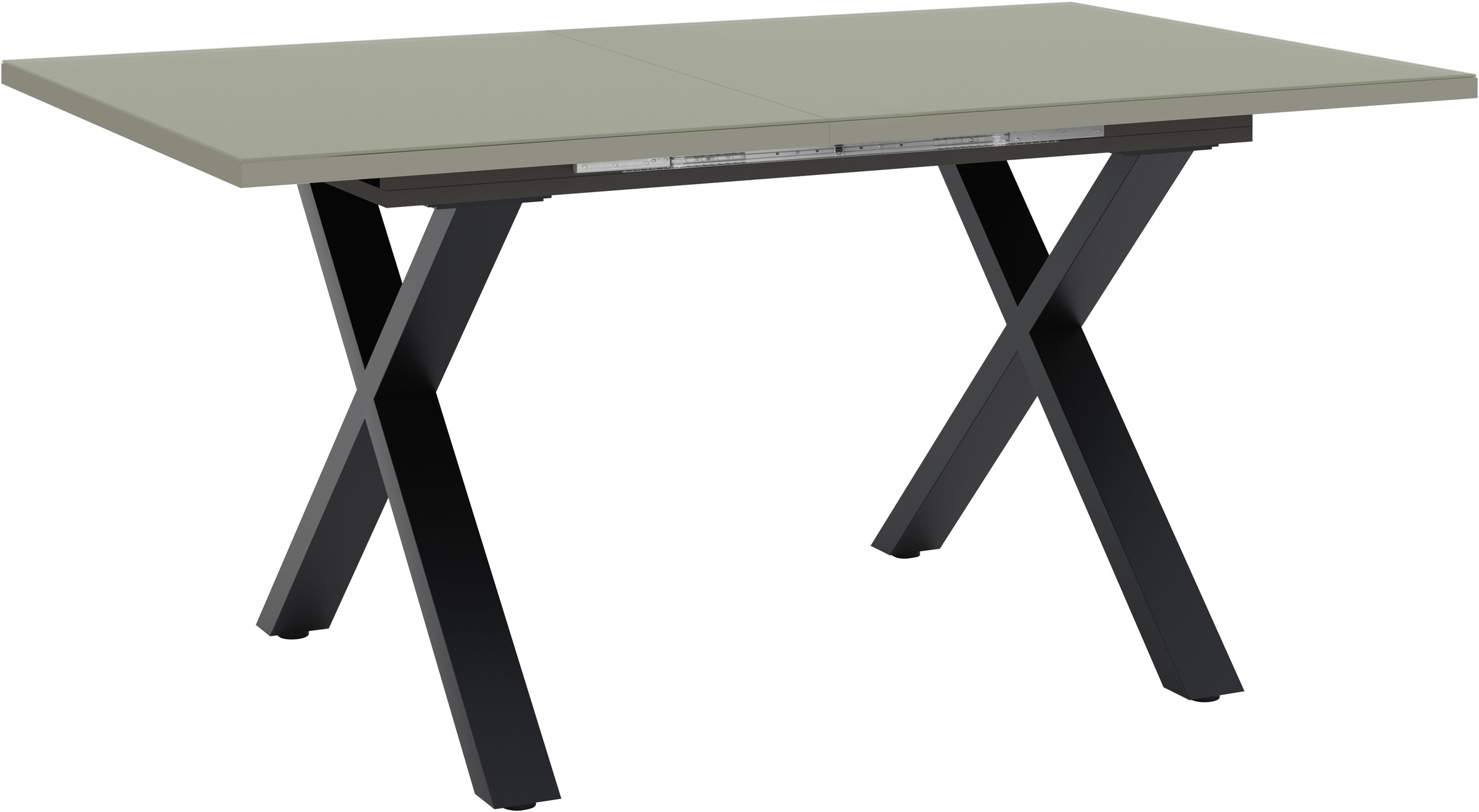 Mäusbacher Esstisch Esstisch ausziehbar auf 210 cm, eckige Tischform, Gestell X-Form