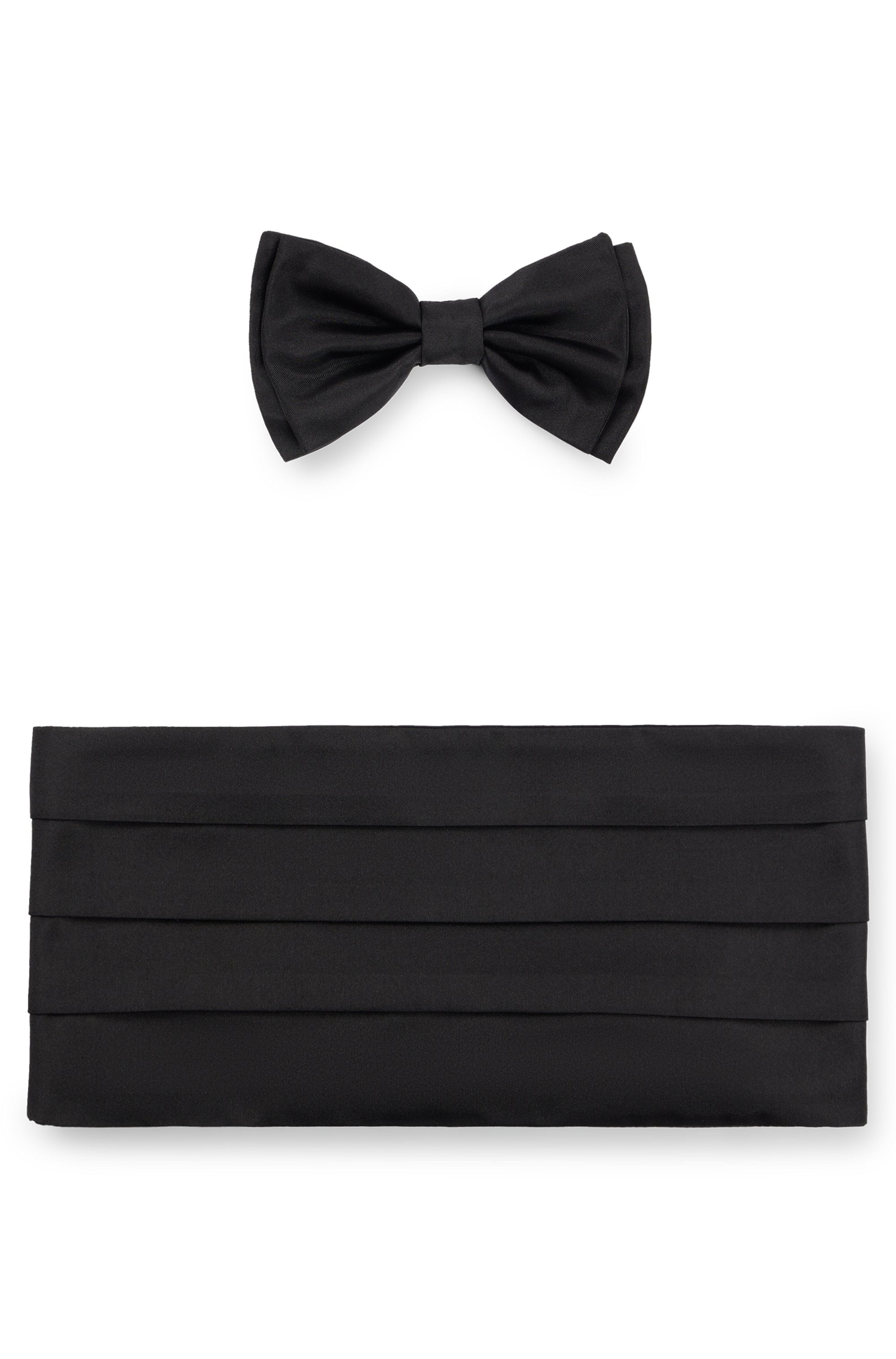 BOSS Fliege »H-BOW T+CUMM«, (Set, 2 St.), mit passendem Kummerbund