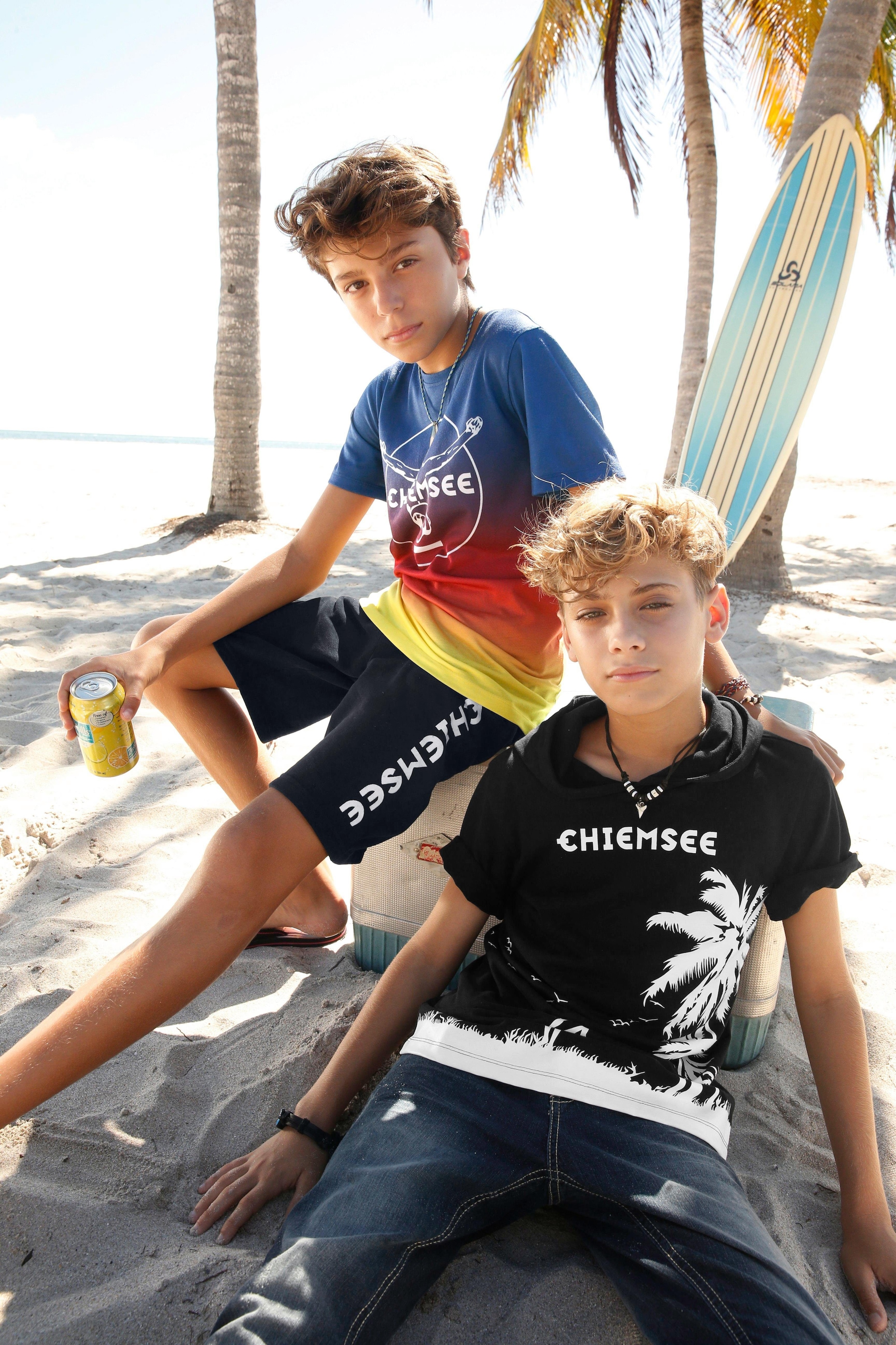 Chiemsee T-Shirt, im Farbverlauf mit Druck vorn günstig bestellen |  Jelmoli-Versand