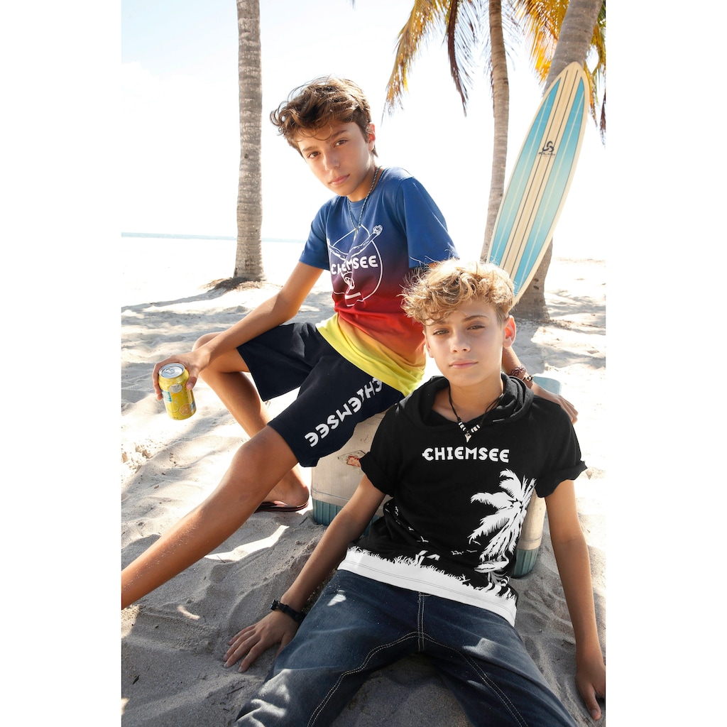 Chiemsee T-Shirt »mit Palmendruck«