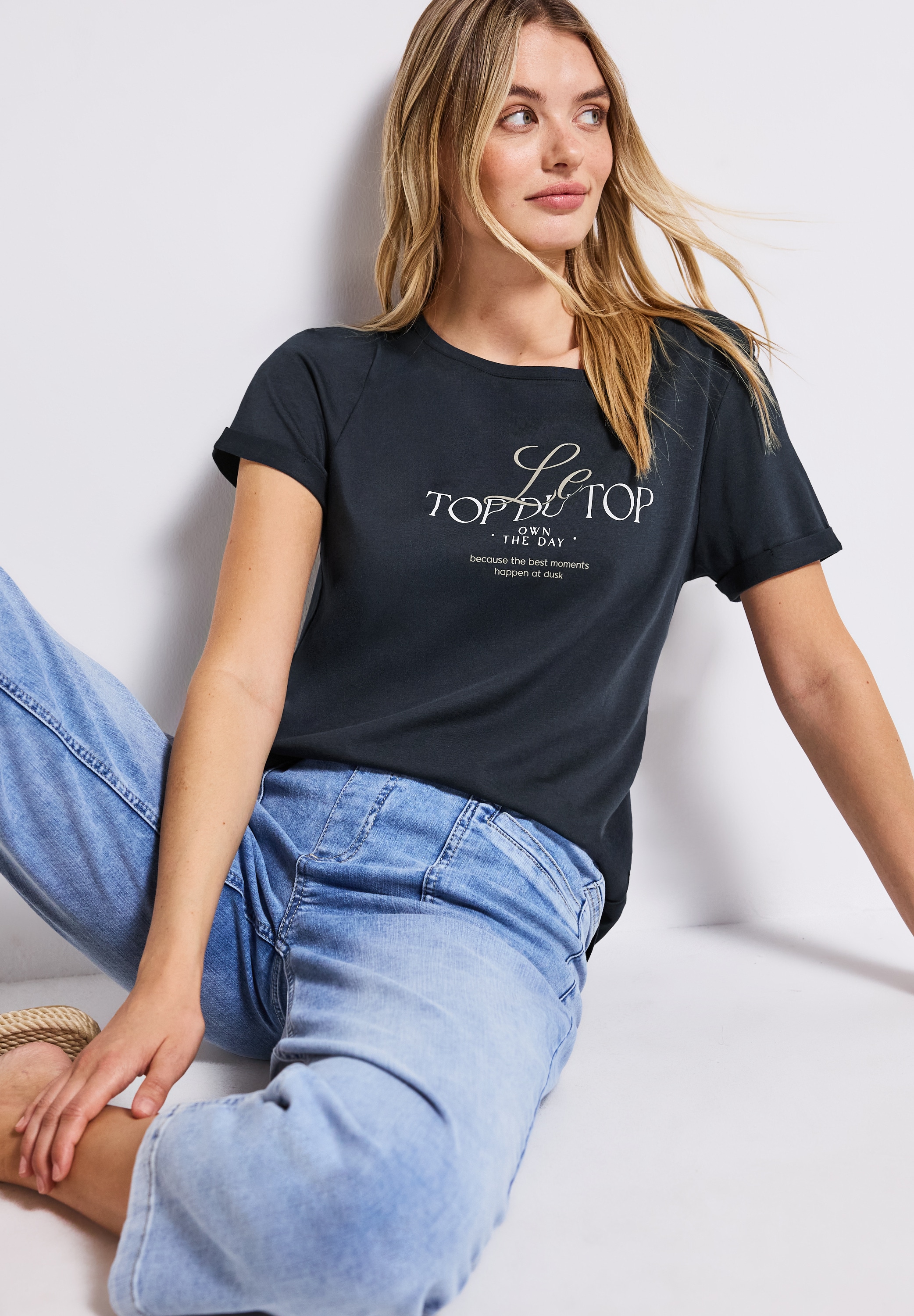 STREET ONE T-Shirt, mit Front-Print