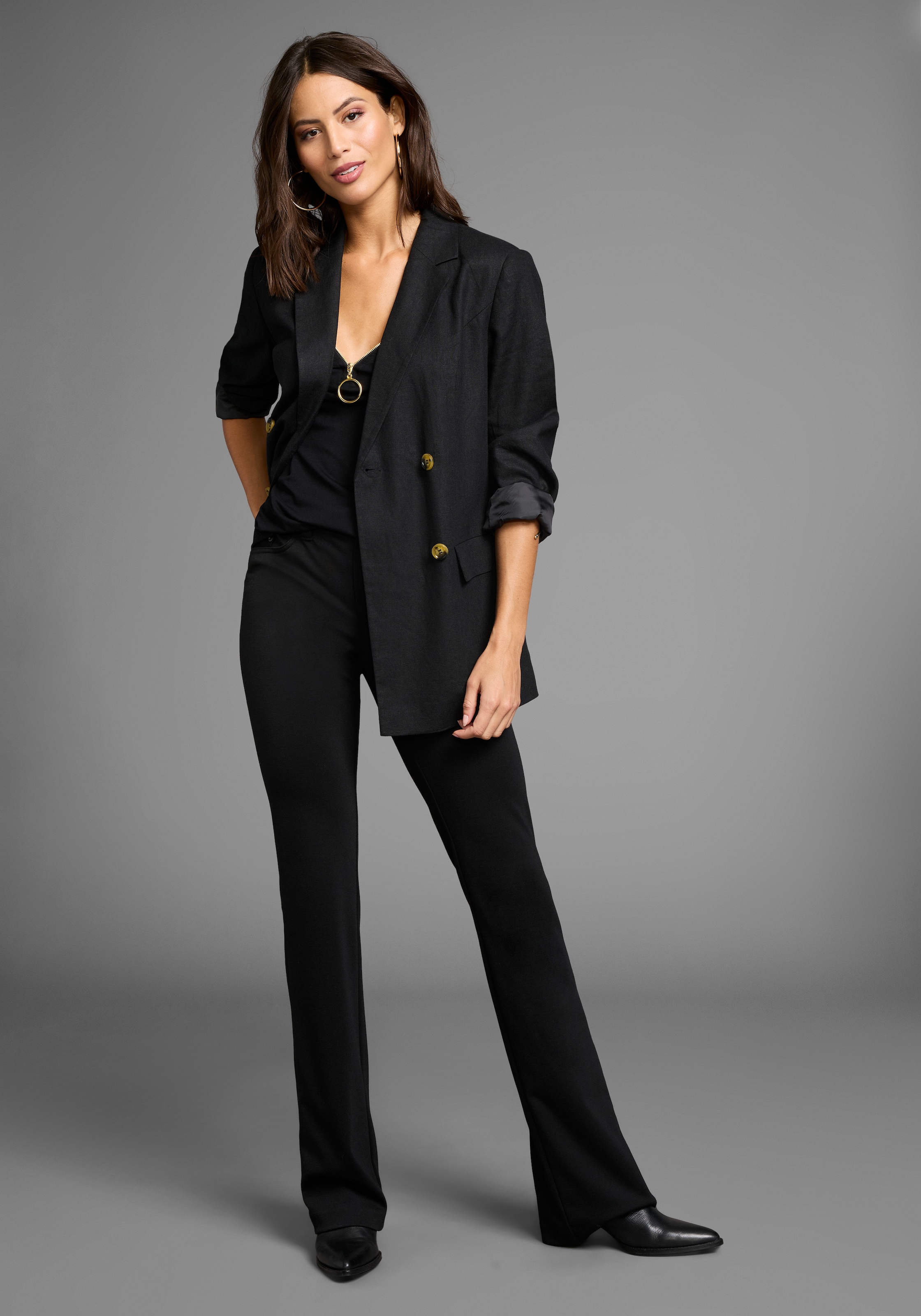 Laura Scott Longblazer, im Leinen-Look