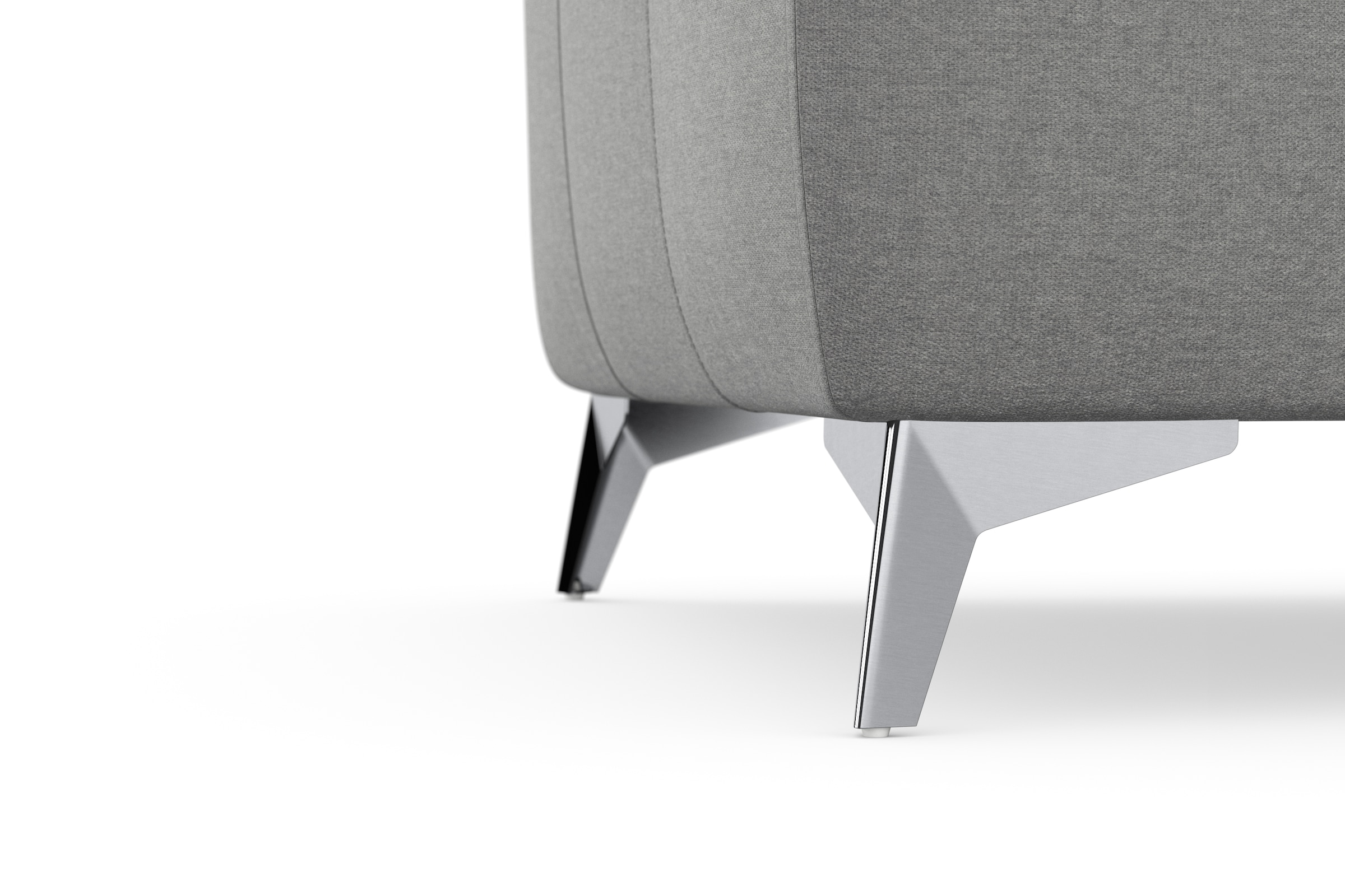 sit&more Ecksofa »Sinatra L-Form«, optional mit Kopfteilverstellung und Armteilfunktion