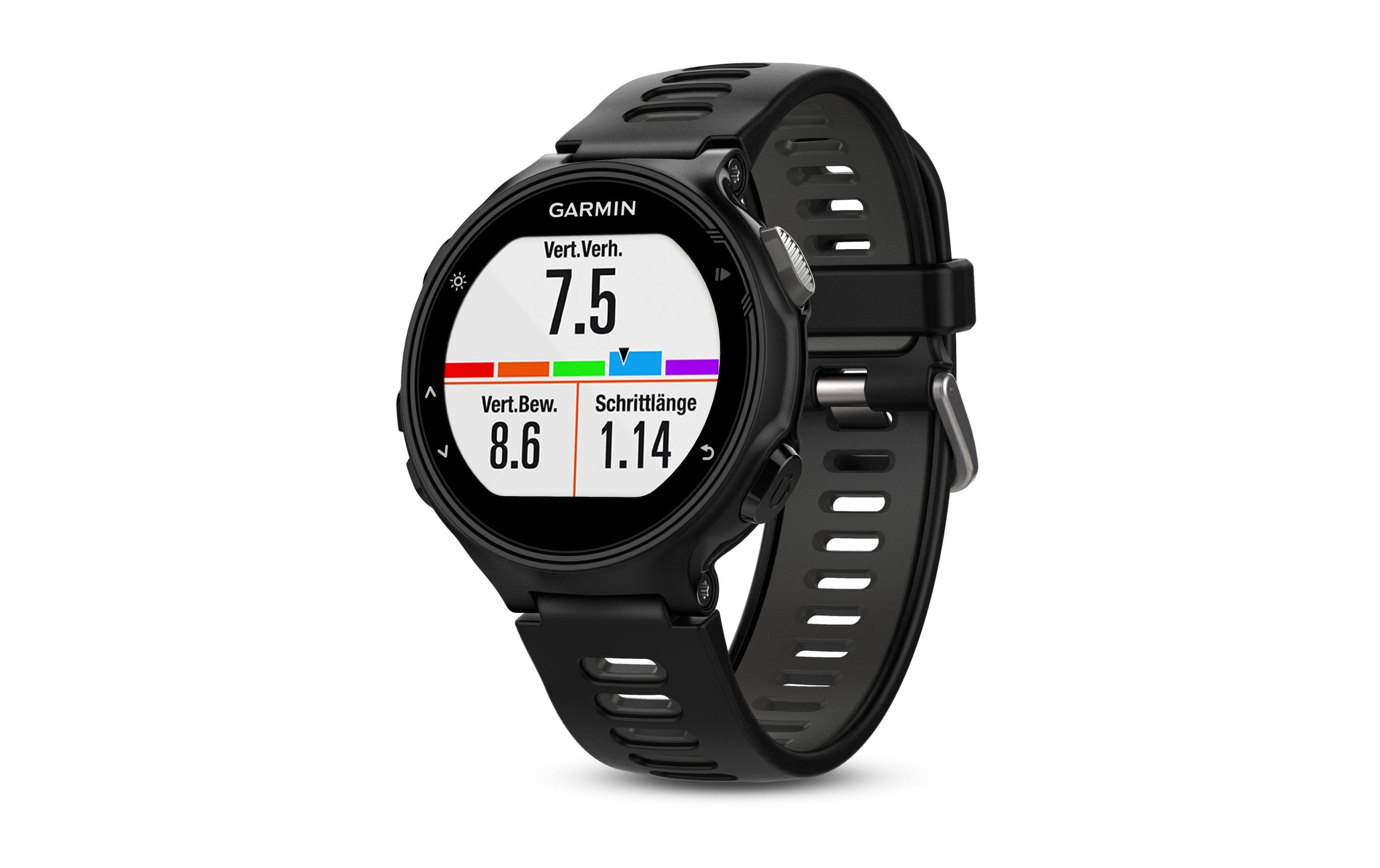Garmin Fitnessuhr »GPS-Sportuhr Forerunner 735XT Bundle Run Grau Schwarz«,)