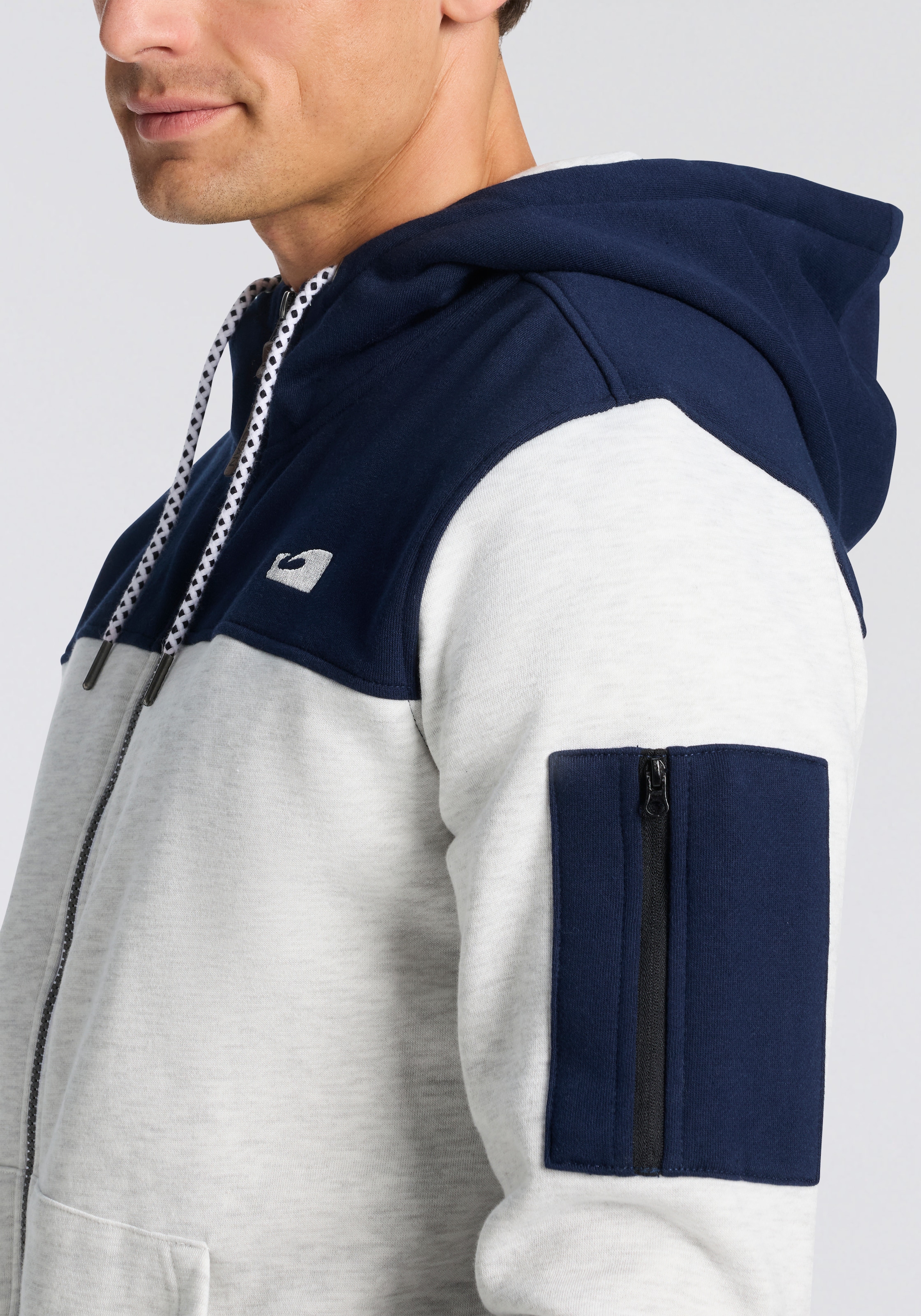 Ocean Sportswear Sweatjacke, Innen weich angeraut