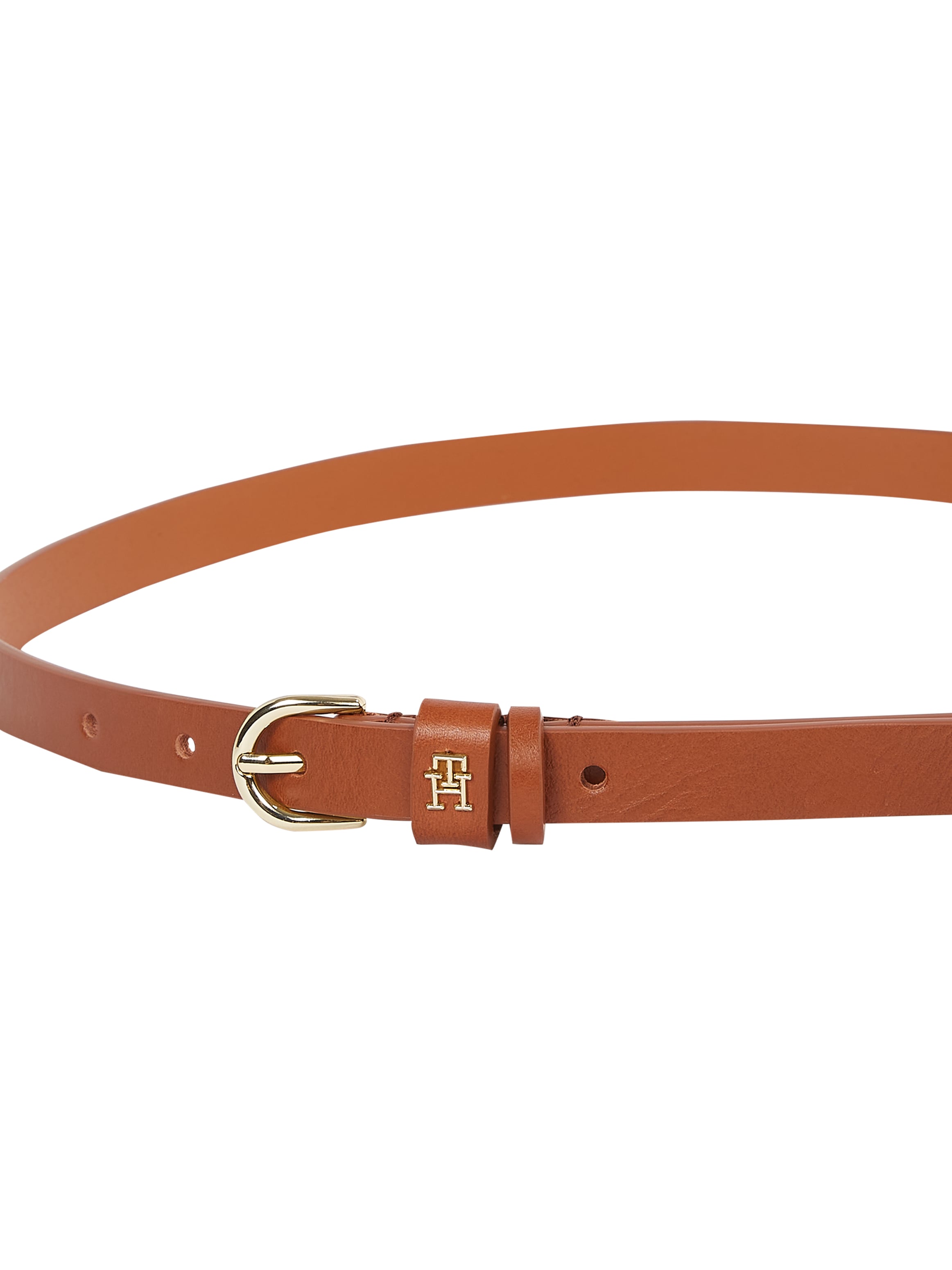 Tommy Hilfiger Ledergürtel »ESSENTIAL EFFORTLESS 1.5«, Ovale Einfachdornschliesse, Logoemblem