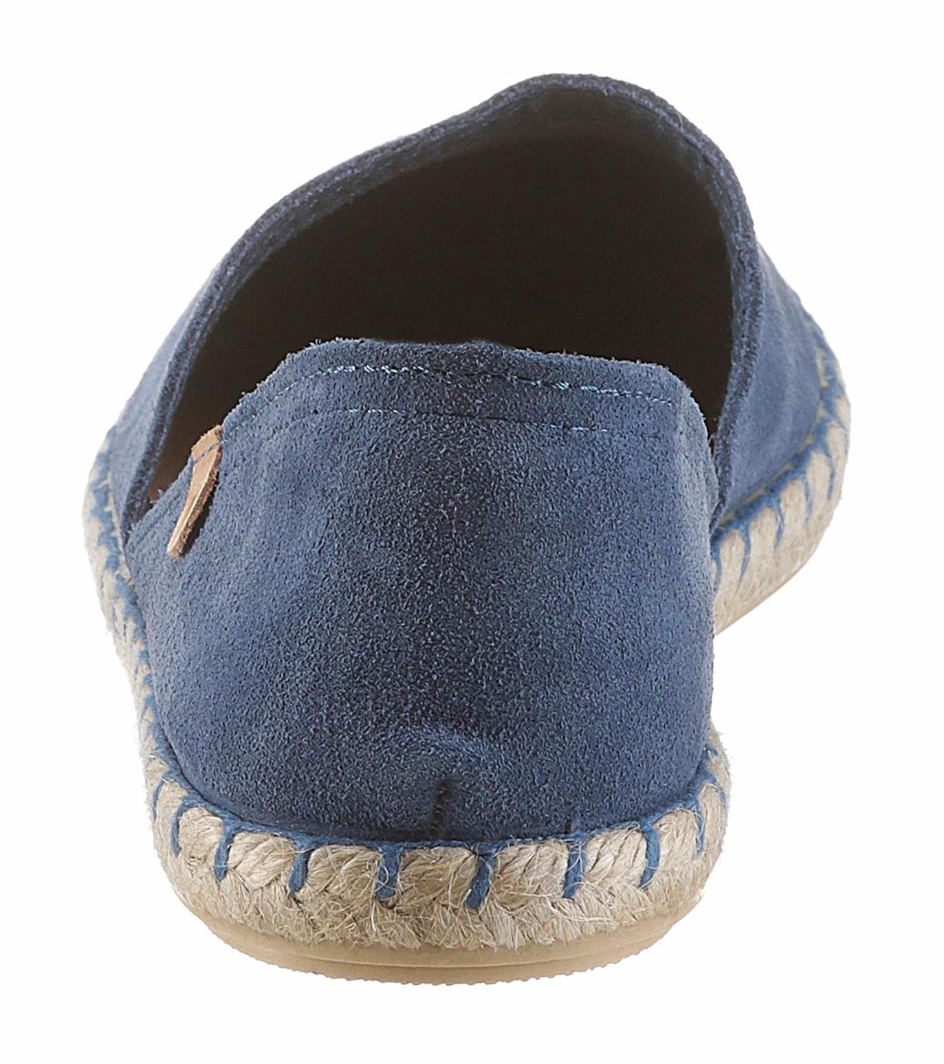 VERBENAS Espadrille, Schlupfschuh, Sommerschuh, Loafer mit typischem Jute-Rahmen