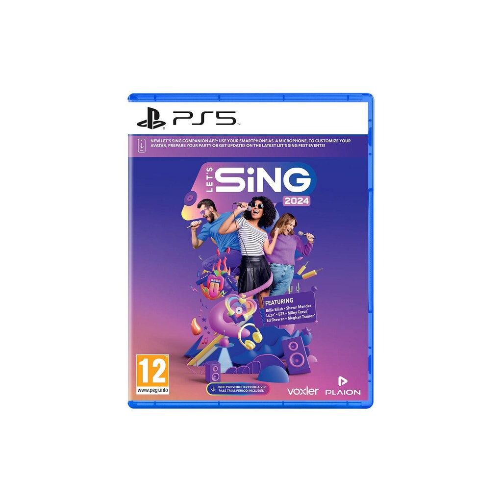 Spielesoftware »GAME Let's Sing 2024 International Version«, PlayStation 5