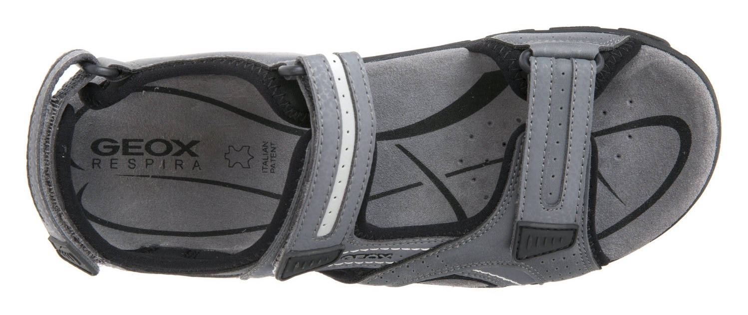 Geox Sandale »UOMO SANDAL STRADA«, Sommerschuh, Klettschuh, Outdoorsandale, im Trekking-Look