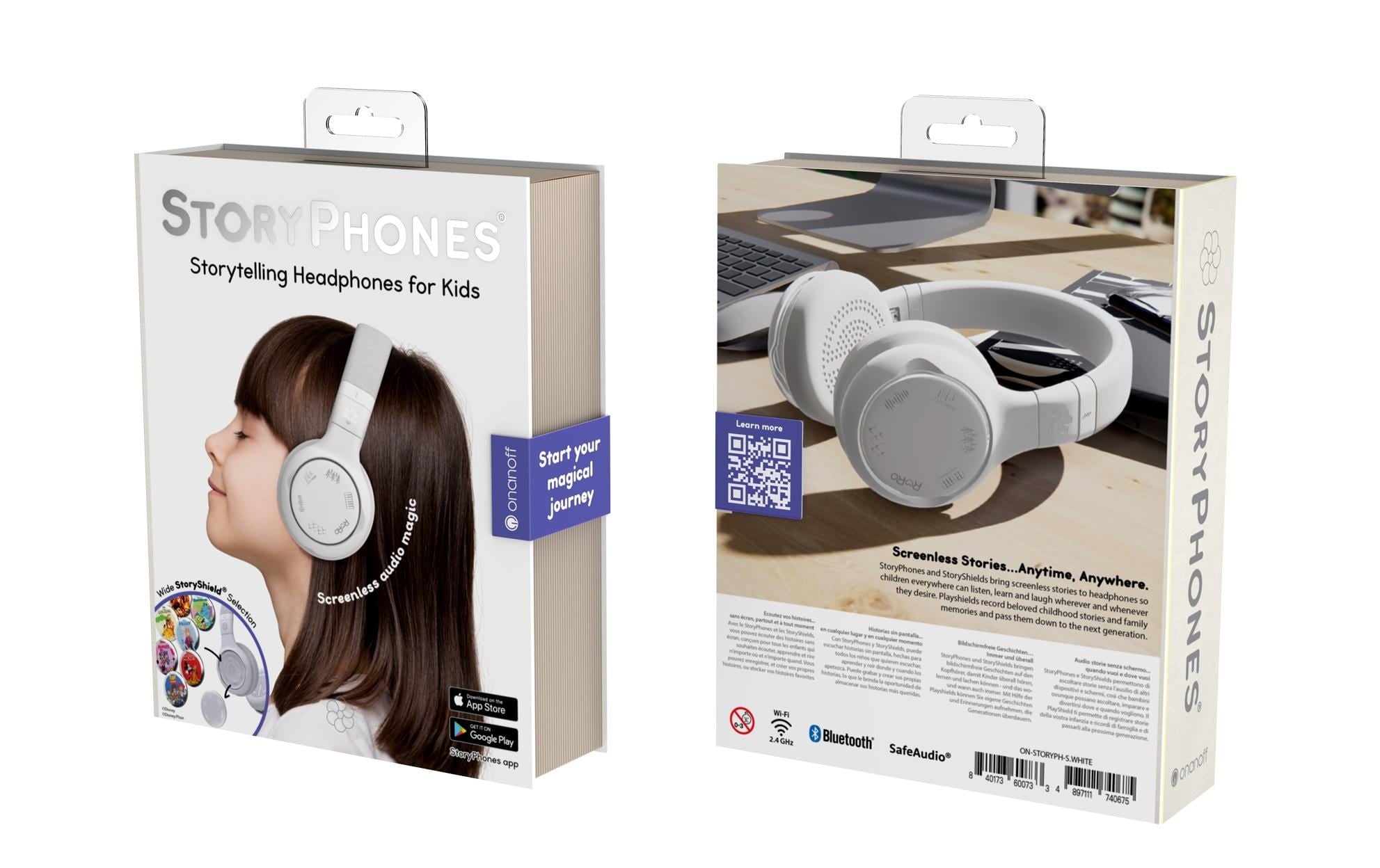 Over-Ear-Kopfhörer »StoryPhones Bundle weiss mit 2 Disney StoryShields«, WLAN (WiFi)