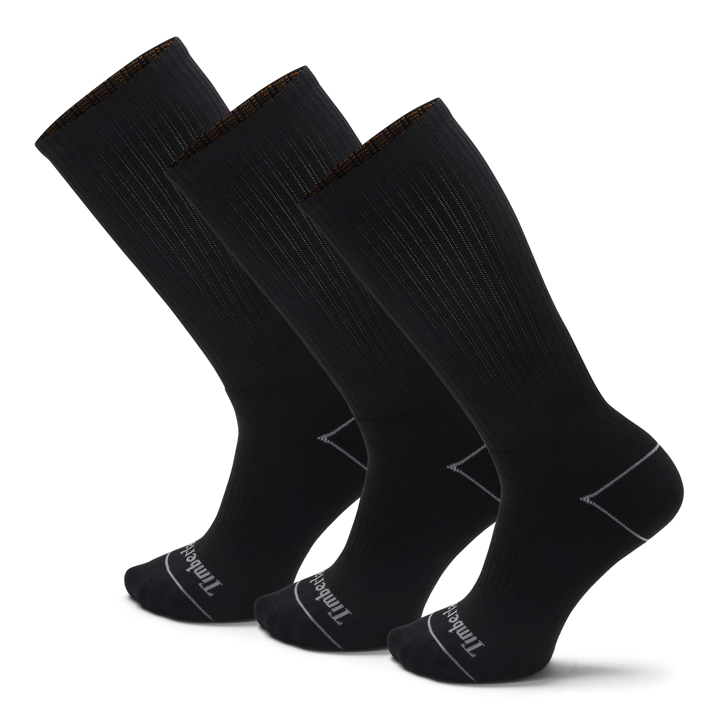 Timberland Freizeitsocken "BOWDEN 3PP Bowden Crew FC Crew with" 3 Paar tlg. 3er-Pack, aus Baumwolle, Polyester, Elasthan und Nylon