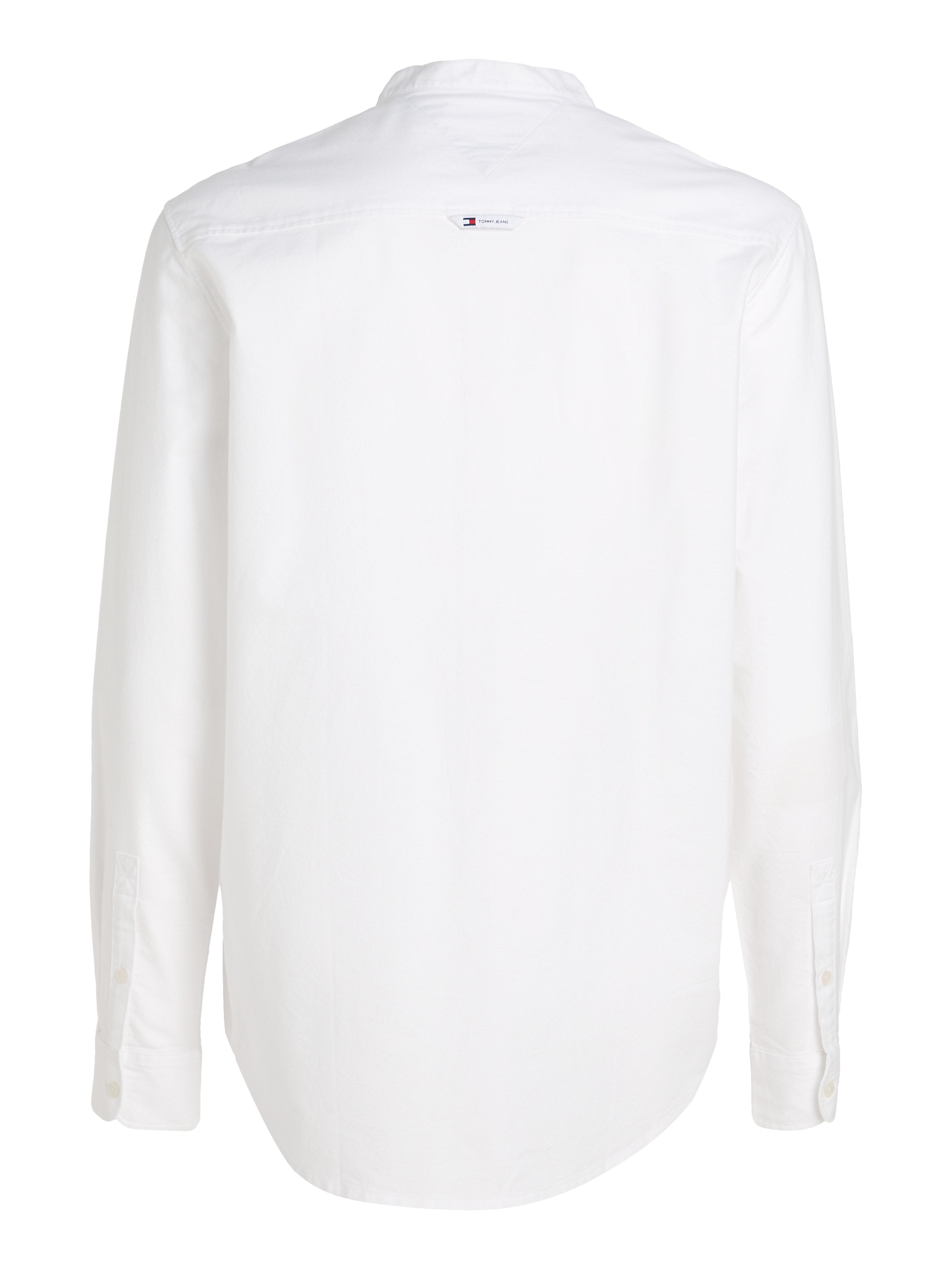 Tommy Jeans Langarmhemd »TJM REG OXFORD MAO SHIRT«, mit Logostickerei