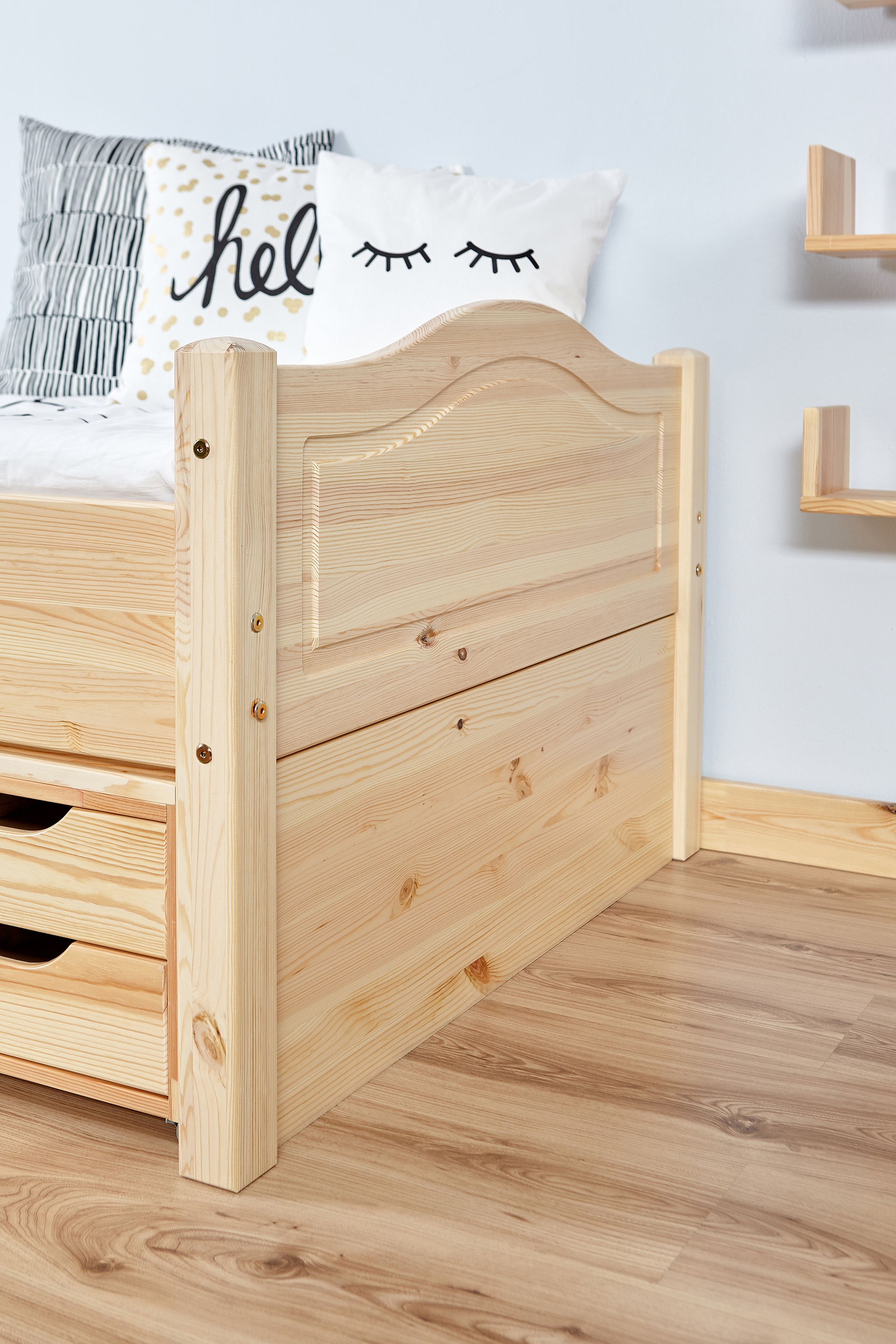 Ticaa Jugendbett »Leni«, Einzelbett, inkl. Zusatzbett und Rollrost