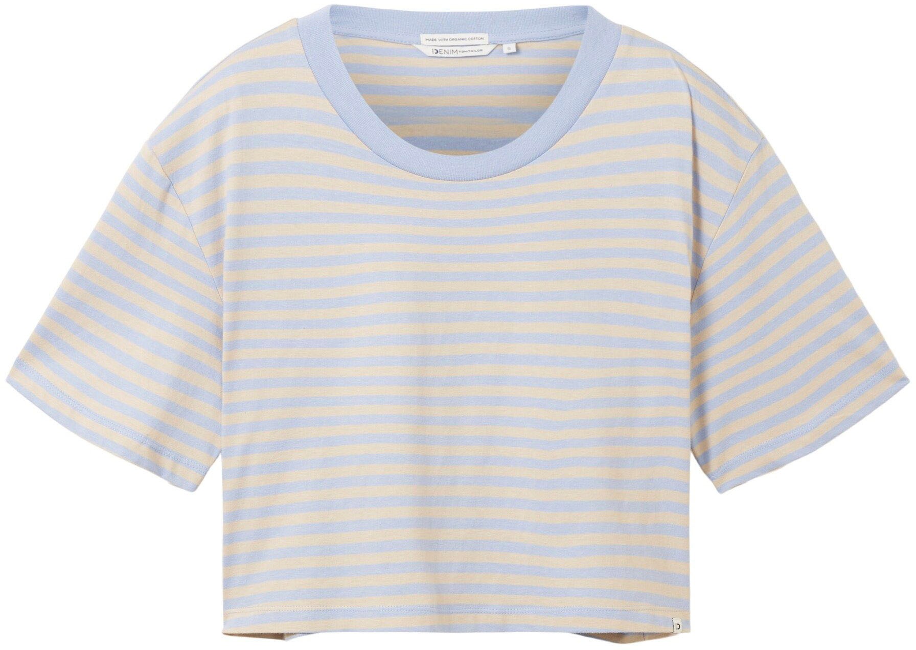 TOM TAILOR Denim T-Shirt, Bauchfrei