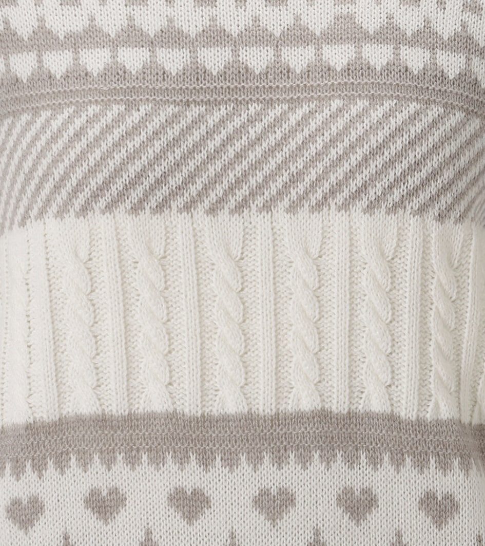 Aniston CASUAL Strickpullover, im trendigen Muster-Mix - NEUE KOLLEKTION