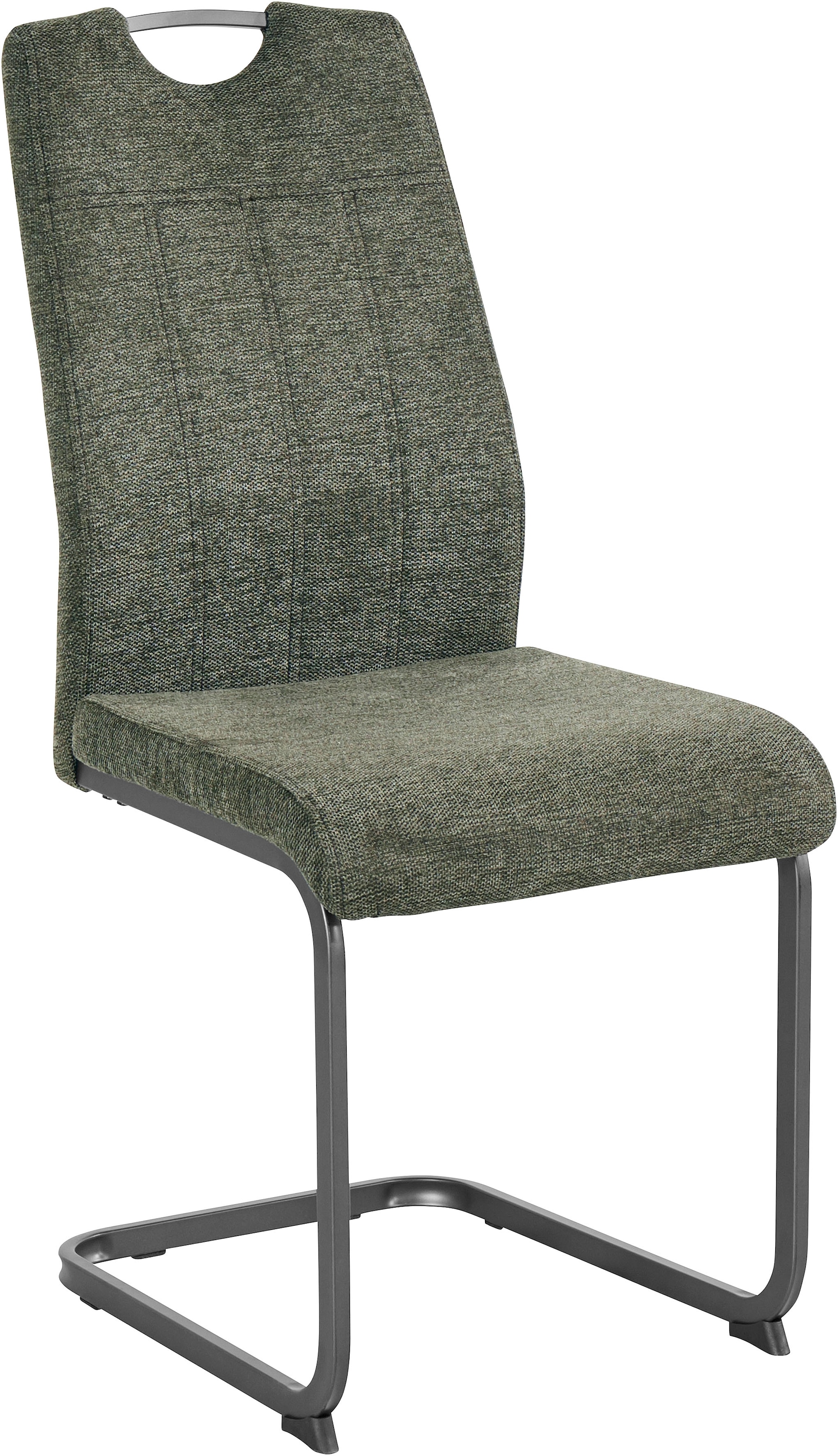 HELA Essgruppe »Agnes Esstisch ausziehbar, Tisch ausziehbar 140 -220 cm,«, (Set, 5 tlg.), Belastbarkeit 140 KG, bequem gepolstert mit Griff