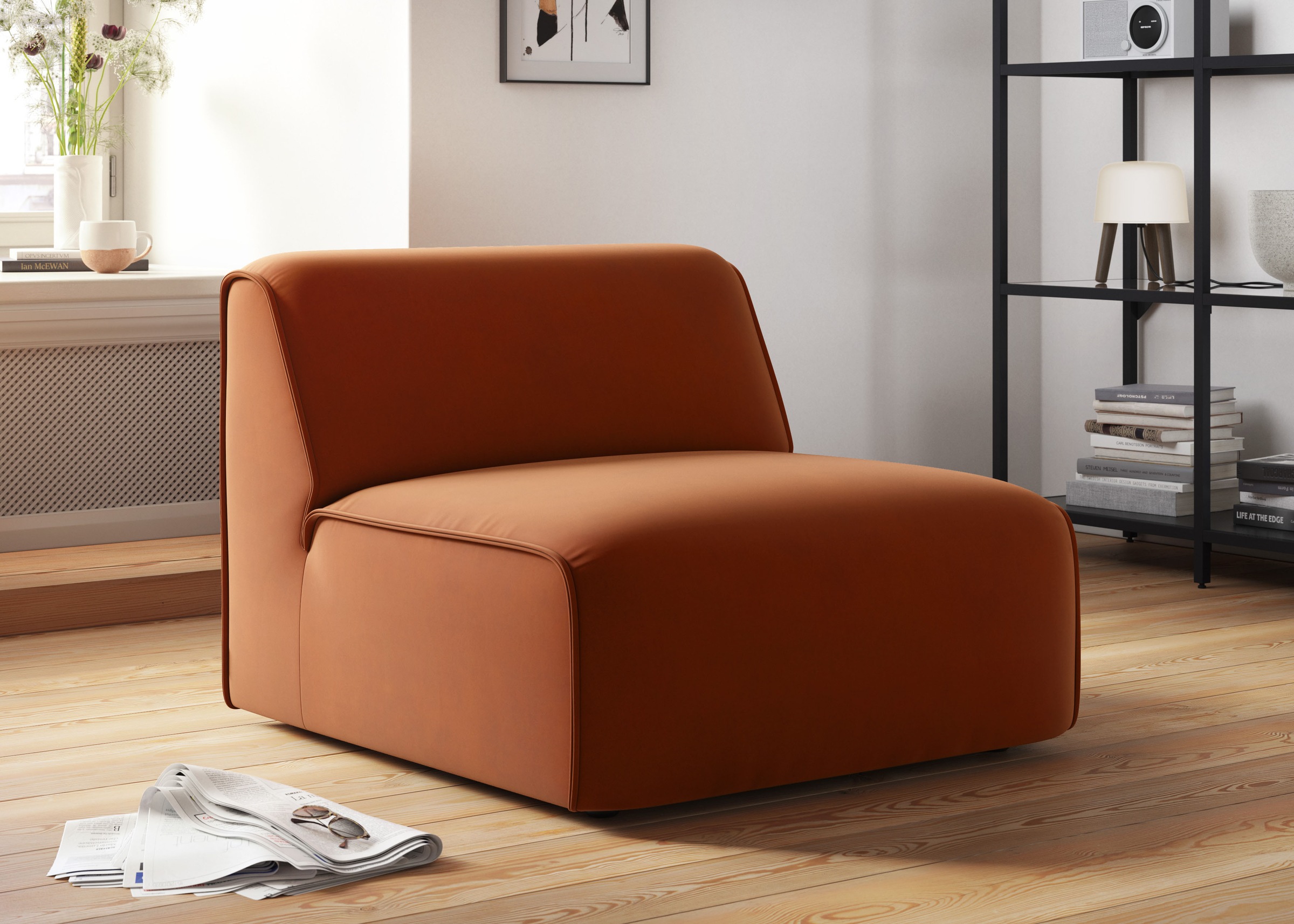 RAUM.ID Sessel »Merid Sofa-Mittelelement, Masse B/T/H: 84/97/46 cm«, als Modul oder separat verwendbar, für individuelle Zusammenstellung