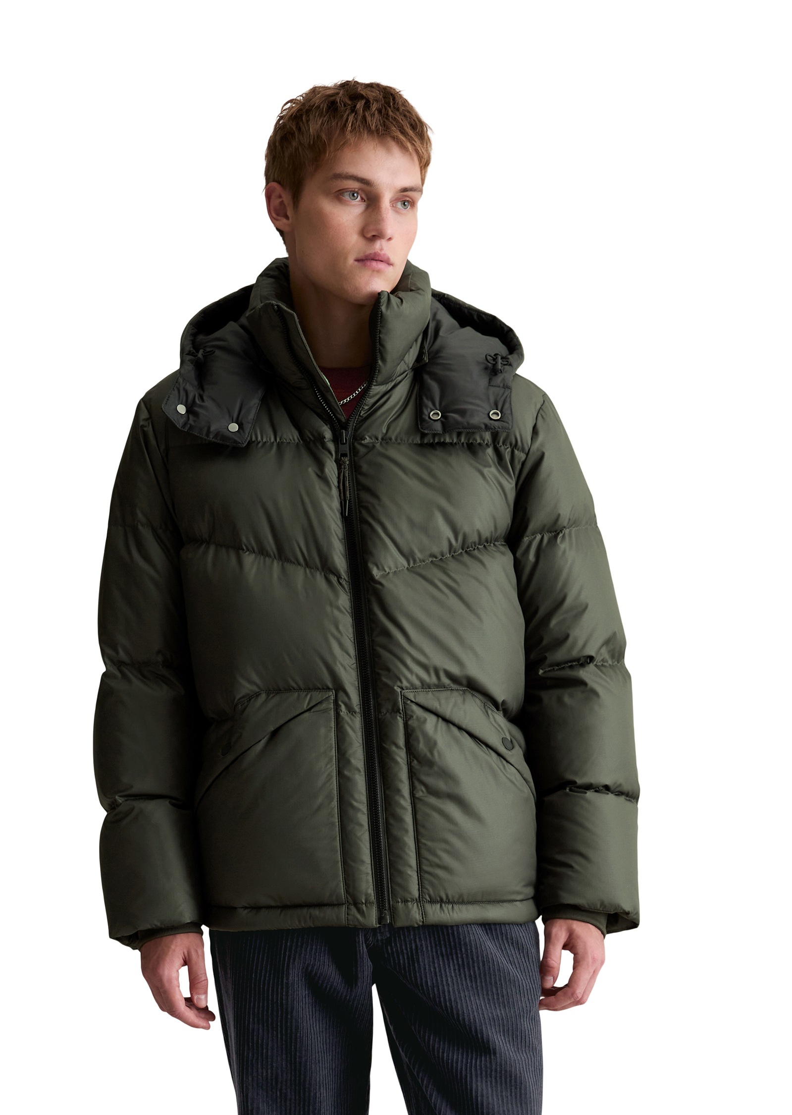 Marc O'Polo DENIM Daunenjacke mitKapuze Winterjacke, regular fit, mit abnehmbarer Kapuze