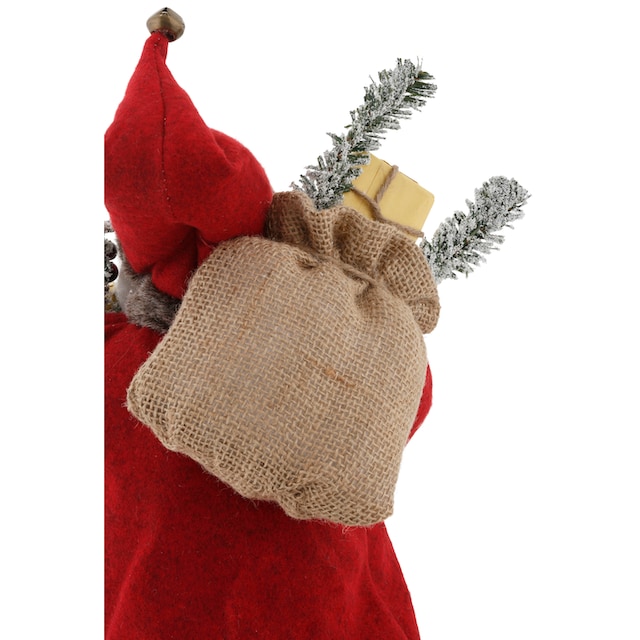 my home Weihnachtsmann »Weihnachtsdeko rot«, mit Sack und Geschenken, Höhe  ca. 45,5 cm kaufen