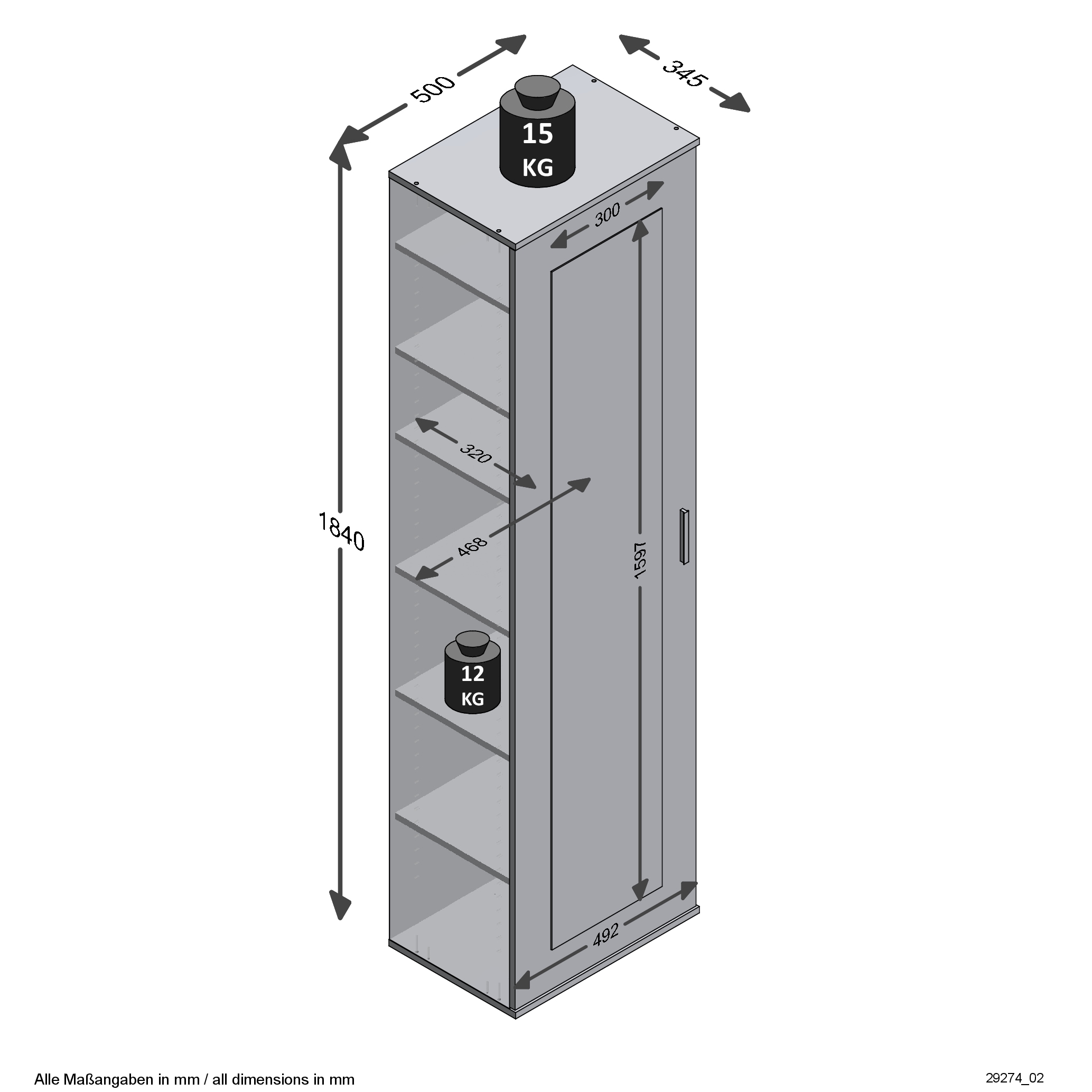 FMD Mehrzweckschrank »Inca 2«