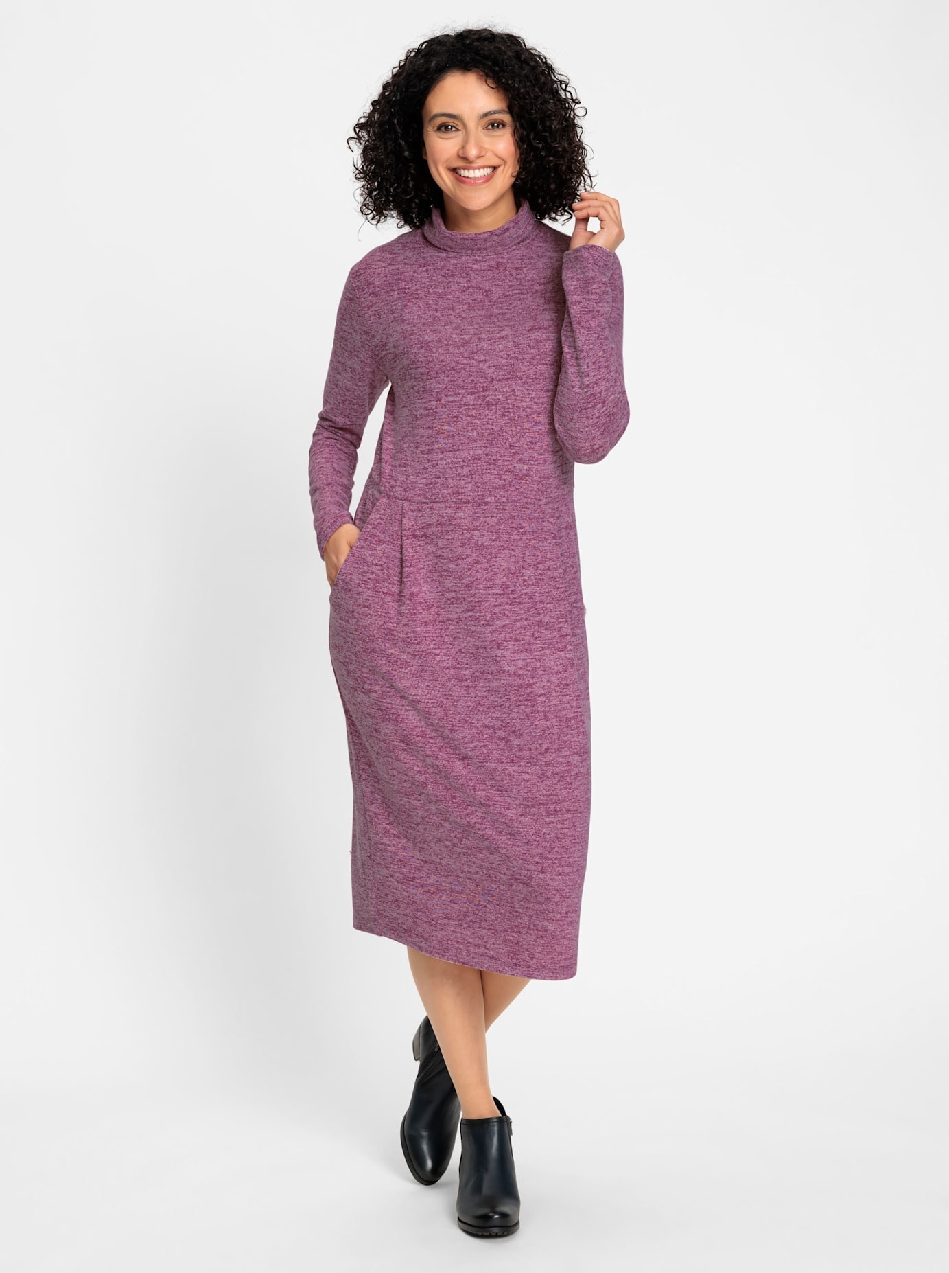 Inspirationen Jerseykleid »Jersey-Kleid« Eingrifftaschen