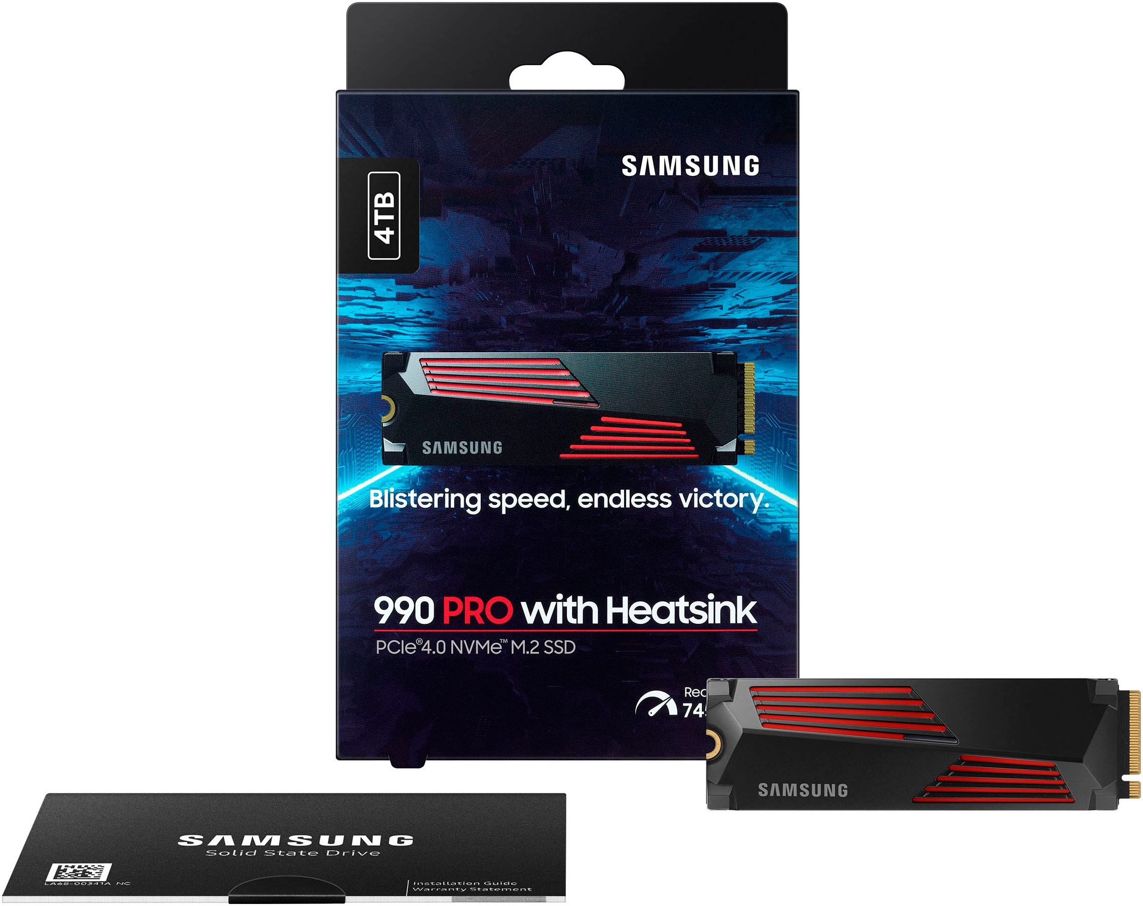 Samsung interne SSD »990 PRO Heatsink 4TB«, Anschluss PCI Express 4.0