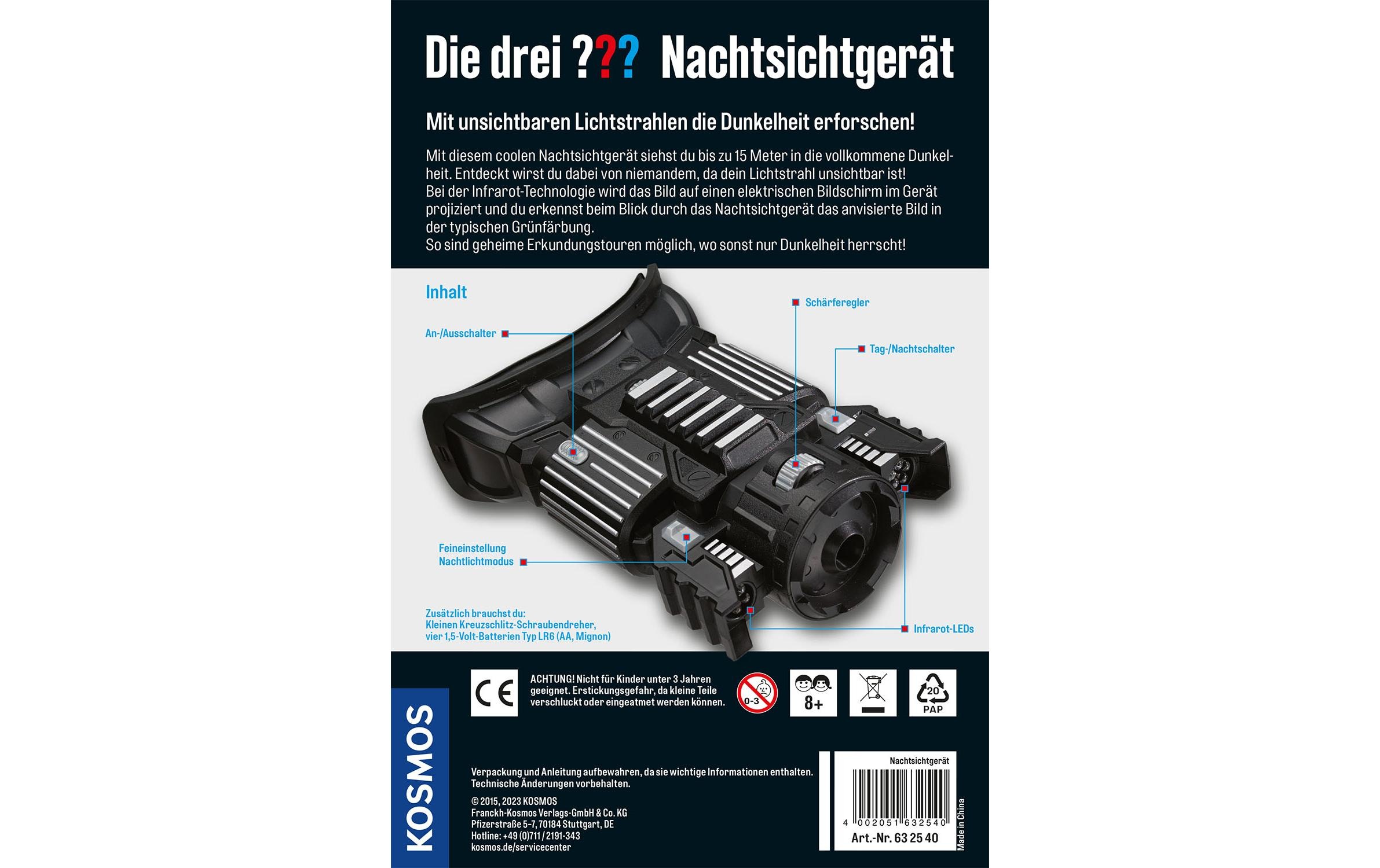 Kosmos Kreativset »Die drei ??? Nachtsichtgerät«